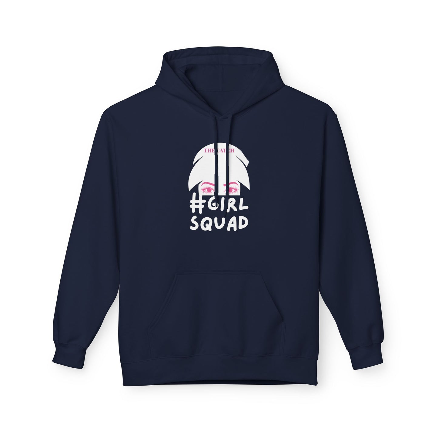 #GirlSquad Softstyle Fleece Hoodie – Perfect for Friends' Gatherings & Cozy Days