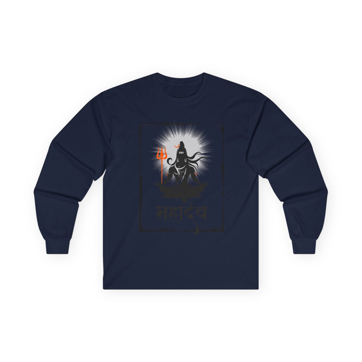 Spiritual Shiva Long Sleeve Tee - Cotton Shirt for Celebrations - THE CATCH