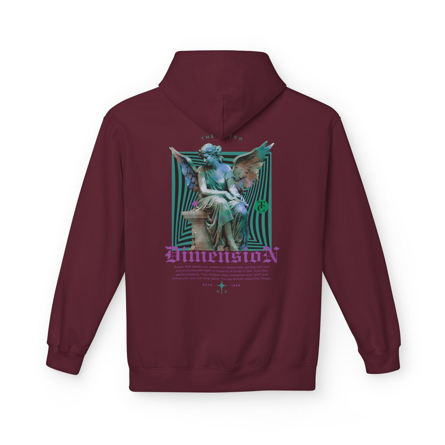 Cosmic Dimension Hoodie | Softstyle Fleece Wear, Unique Graphic Pullover, Gift for Astronomers, Casual Streetwear - THE CATCH
