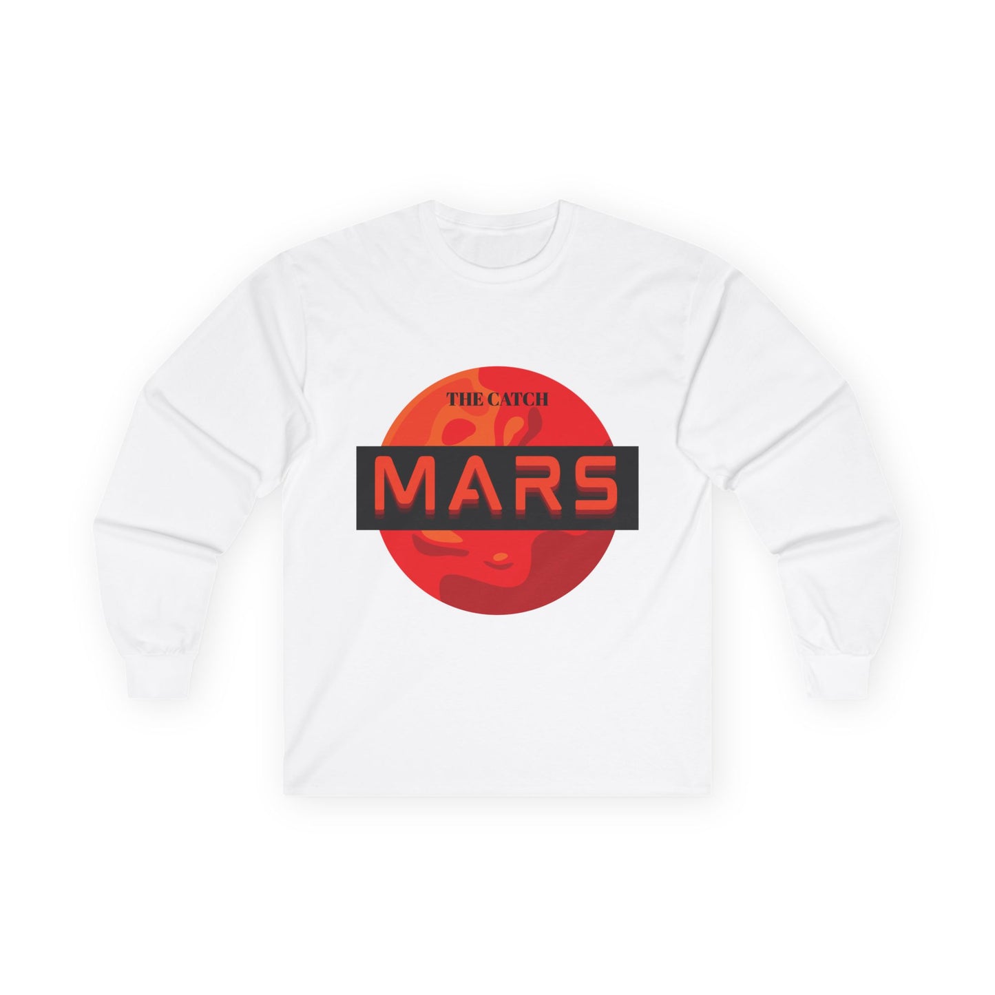 Retro Mars Long Sleeve Tee - Cotton Shirt - THE CATCH