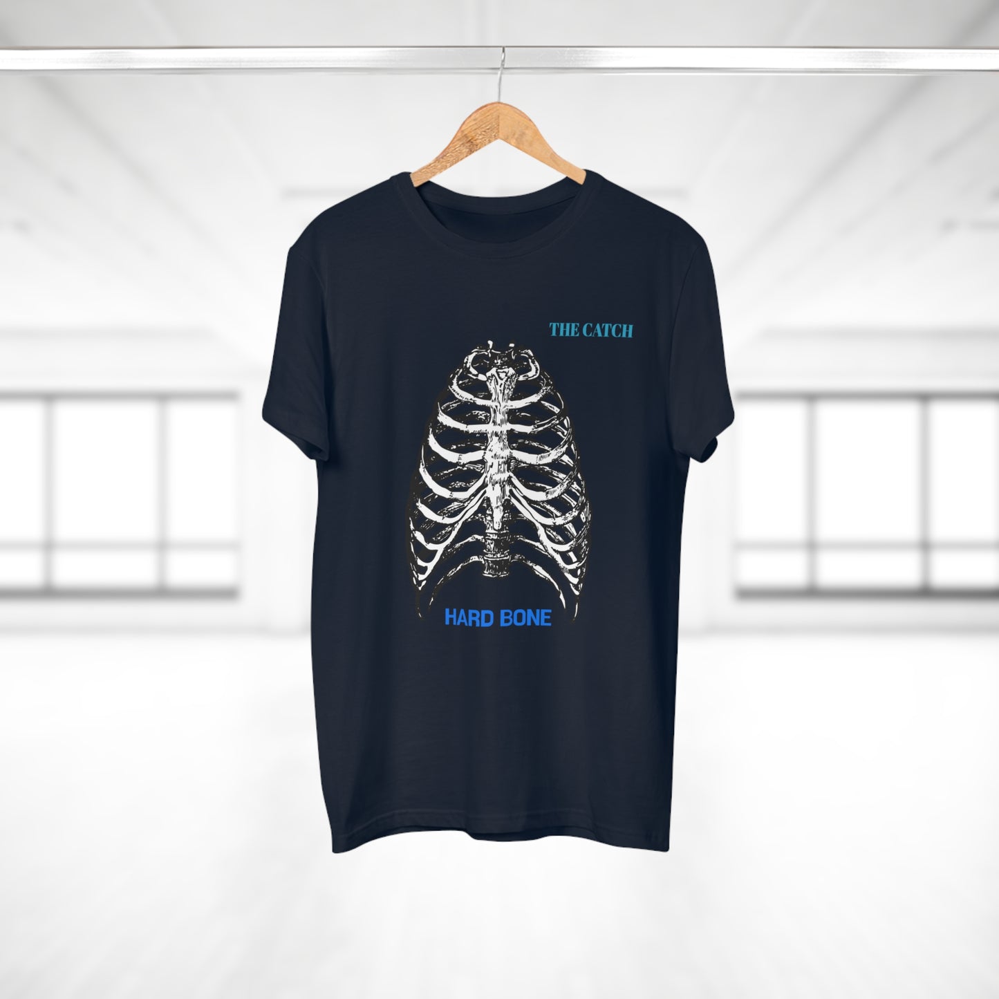 Men's Graphic T-Shirt - "Hard Bone" Rib Cage Design