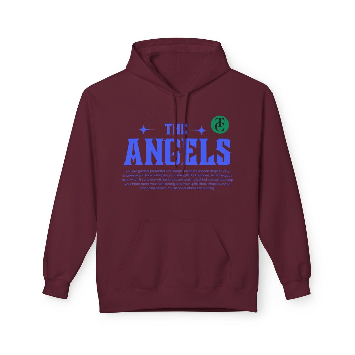 Angels Graphic Hoodie -Midweight Softstyle Fleece for Casual Comfort - THE CATCH