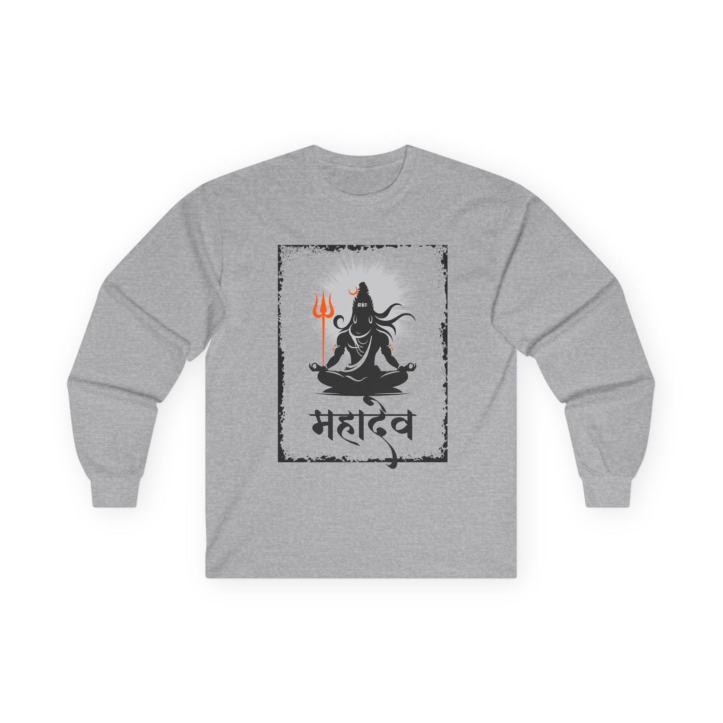 Spiritual Shiva Long Sleeve Tee - Cotton Shirt for Celebrations - THE CATCH