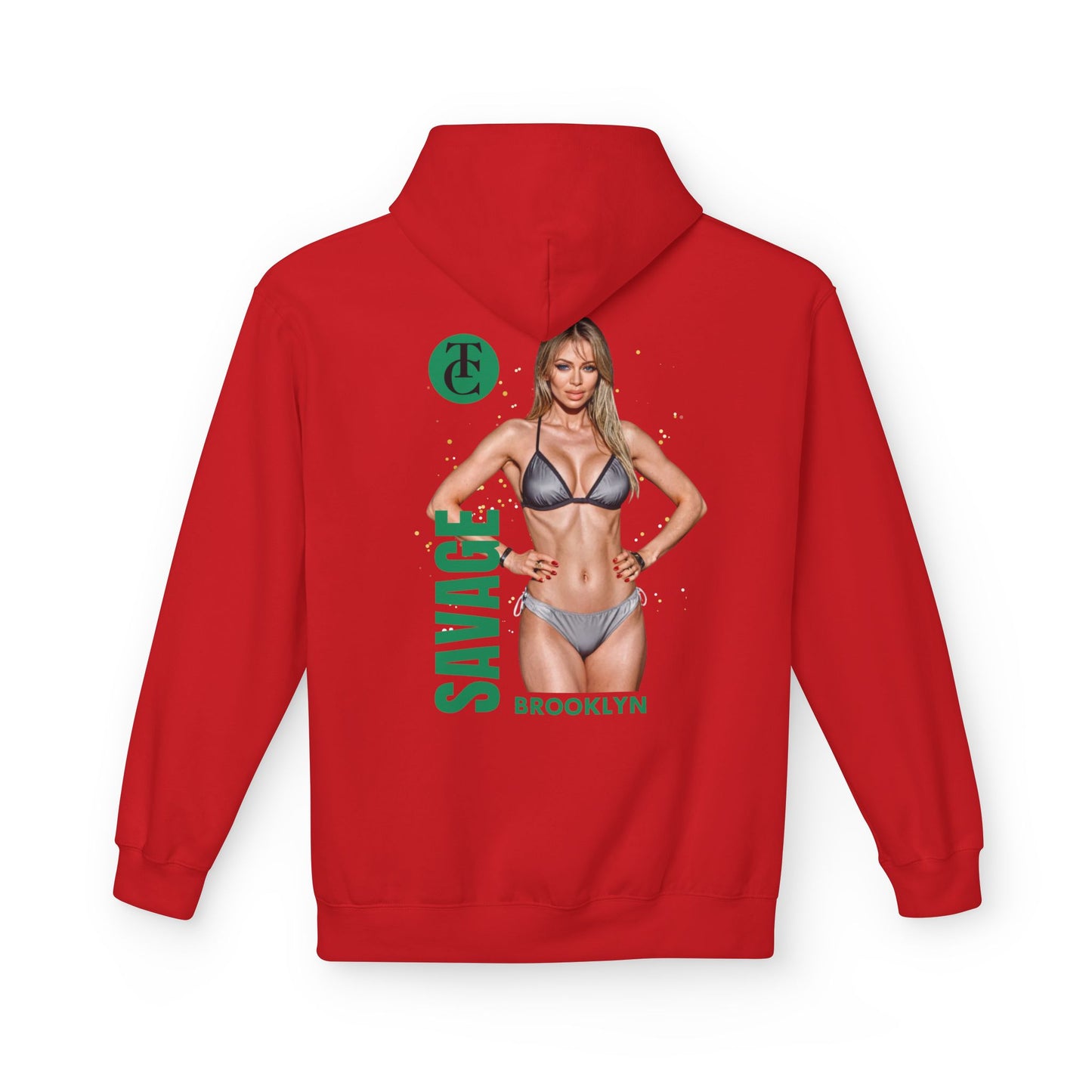 Savage Brooklyn Midweight Fleece Hoodie - Casual Streetwear Fashion