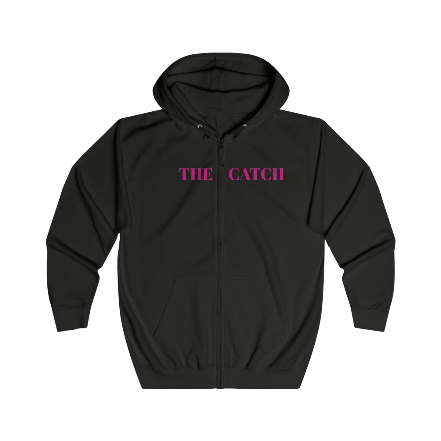Trendy Women's Club Zip Hoodie - Floral Graphic, Comfortable Full Zip Design - THE CATCH