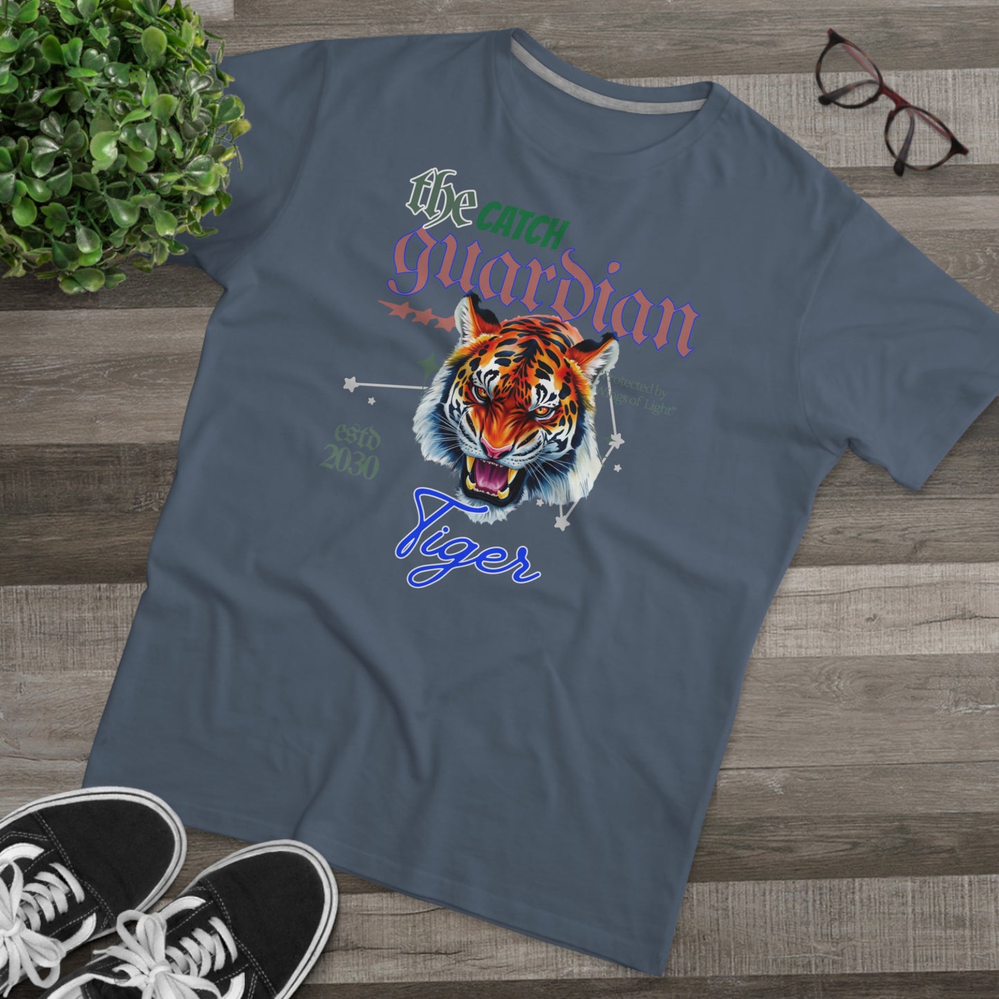 Men's Modern-fit Tiger Graphic Tee - The Catch Guardian 2030