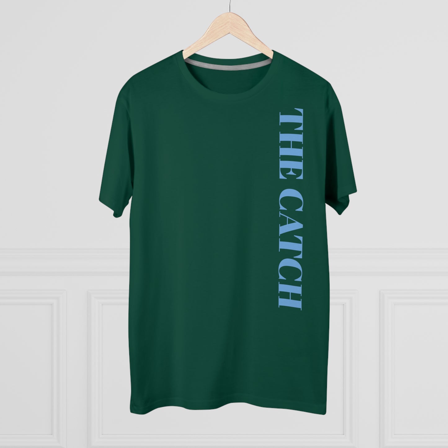 Men's Modern-fit Tee - 'The Catch' Graphic Tee with 'Reincarnation' Design