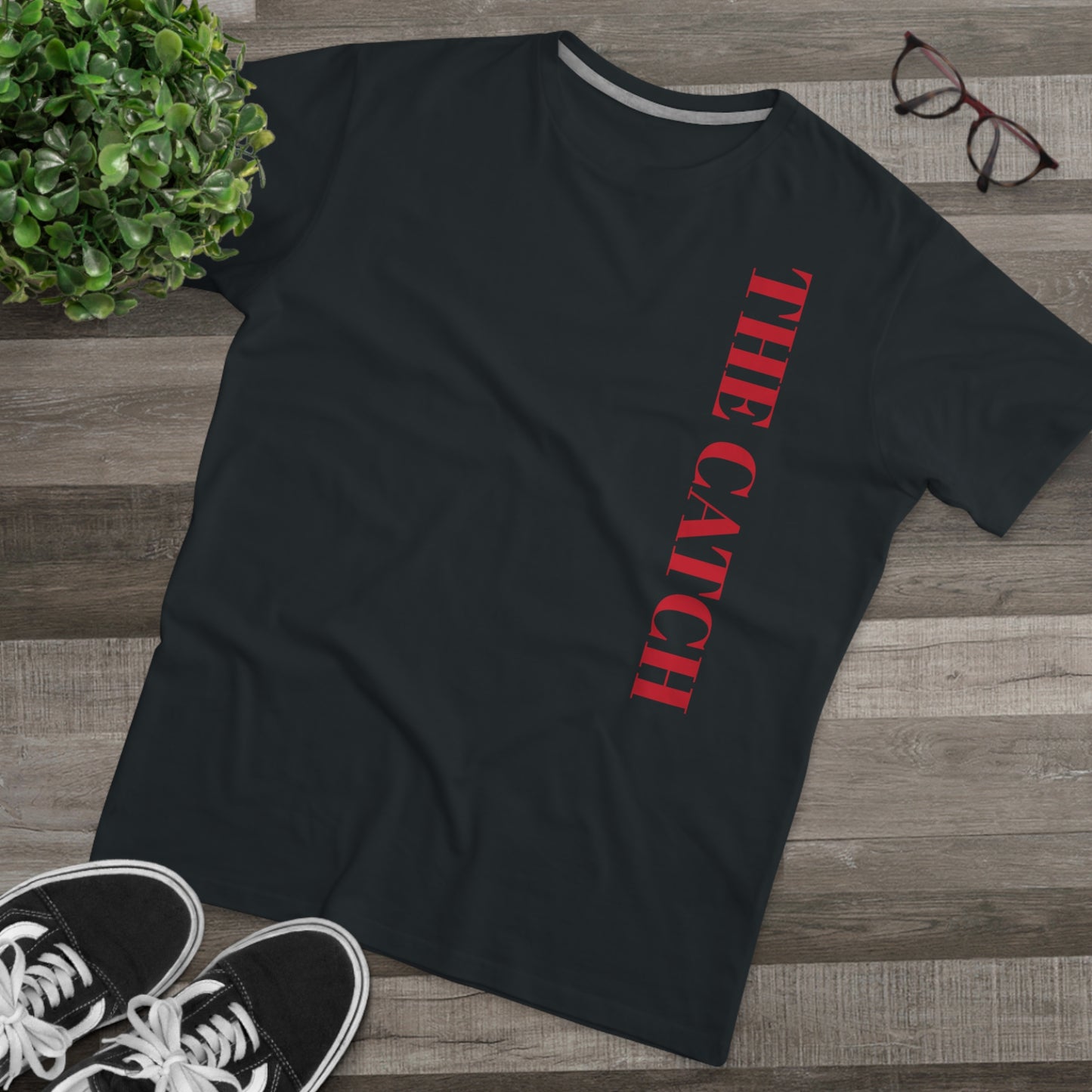 Men's Modern-Fit Tee - Stylish Casual Tee with "THE CATCH" Design