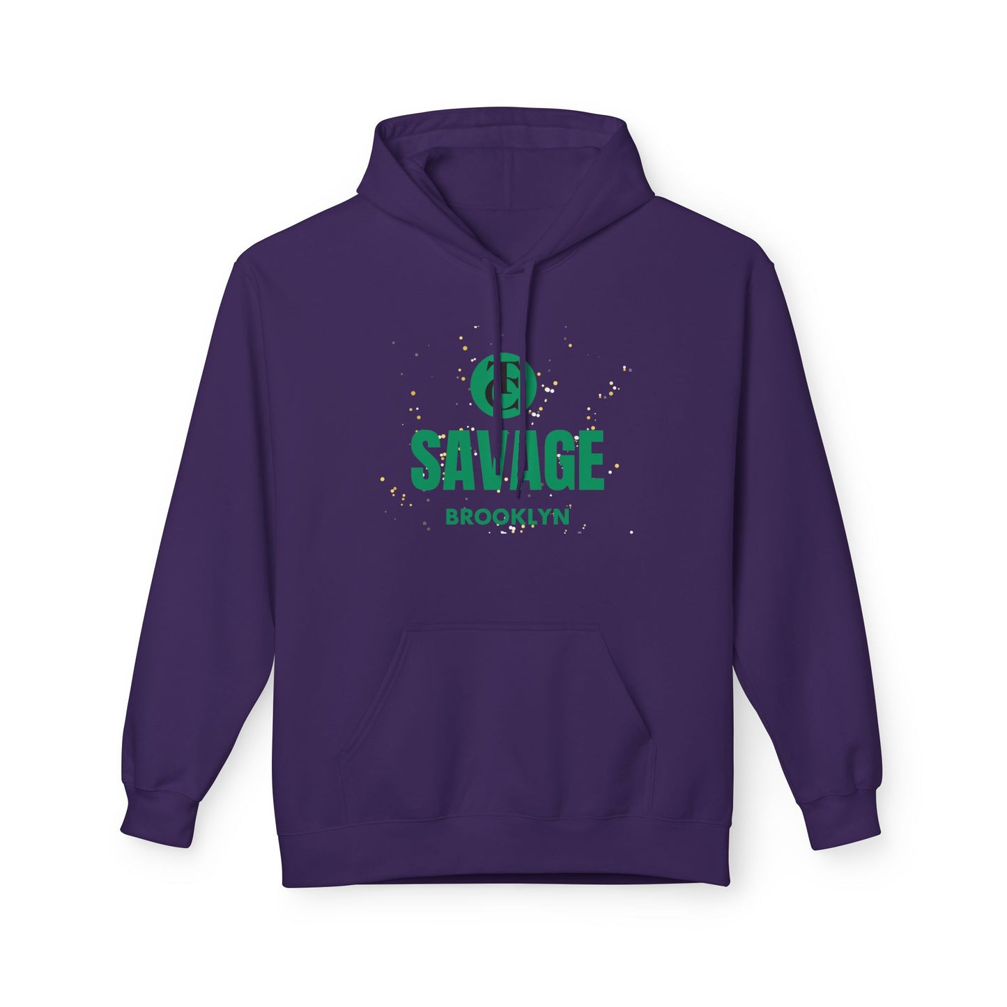 Savage Brooklyn Midweight Fleece Hoodie - Casual Streetwear Fashion - THE CATCH