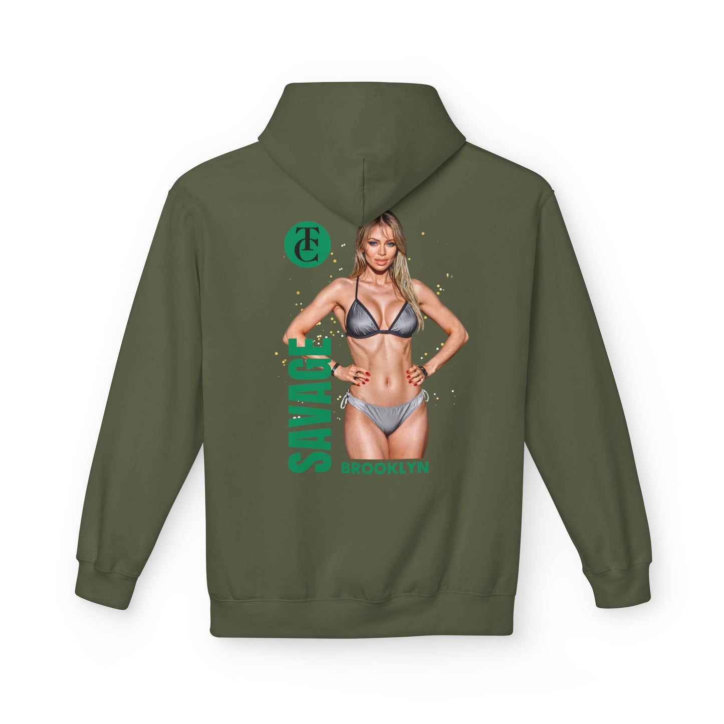 Savage Brooklyn Midweight Fleece Hoodie - Casual Streetwear Fashion - THE CATCH