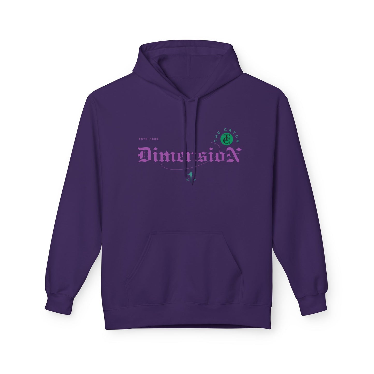 Cosmic Dimension Hoodie | Softstyle Fleece Wear, Unique Graphic Pullover, Gift for Astronomers, Casual Streetwear - THE CATCH