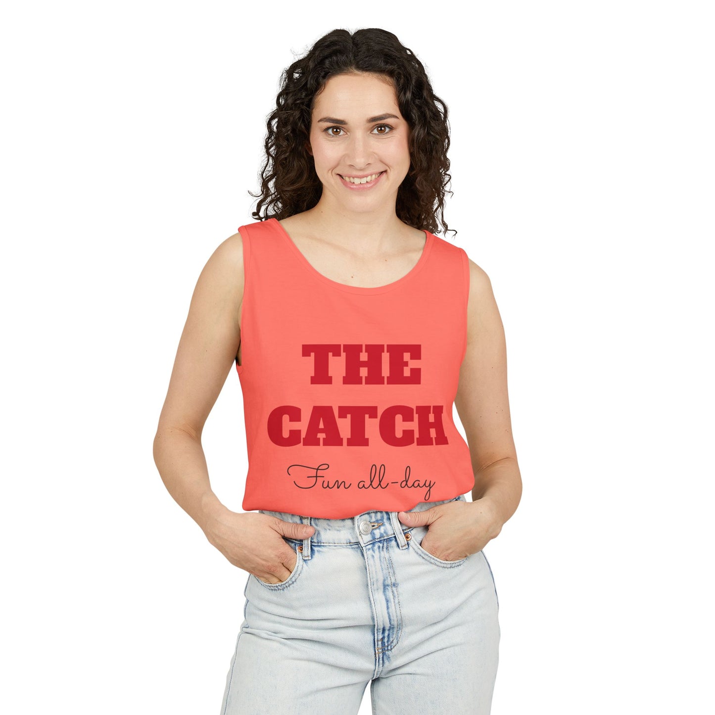 Woman's Garment-Dyed Tank Top - THE CATCH