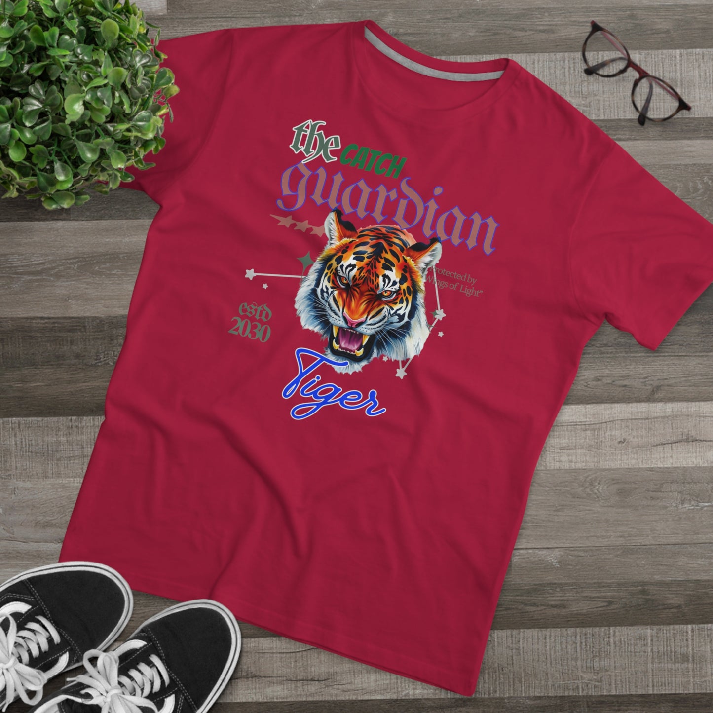 Men's Modern-fit Tiger Graphic Tee - The Catch Guardian 2030