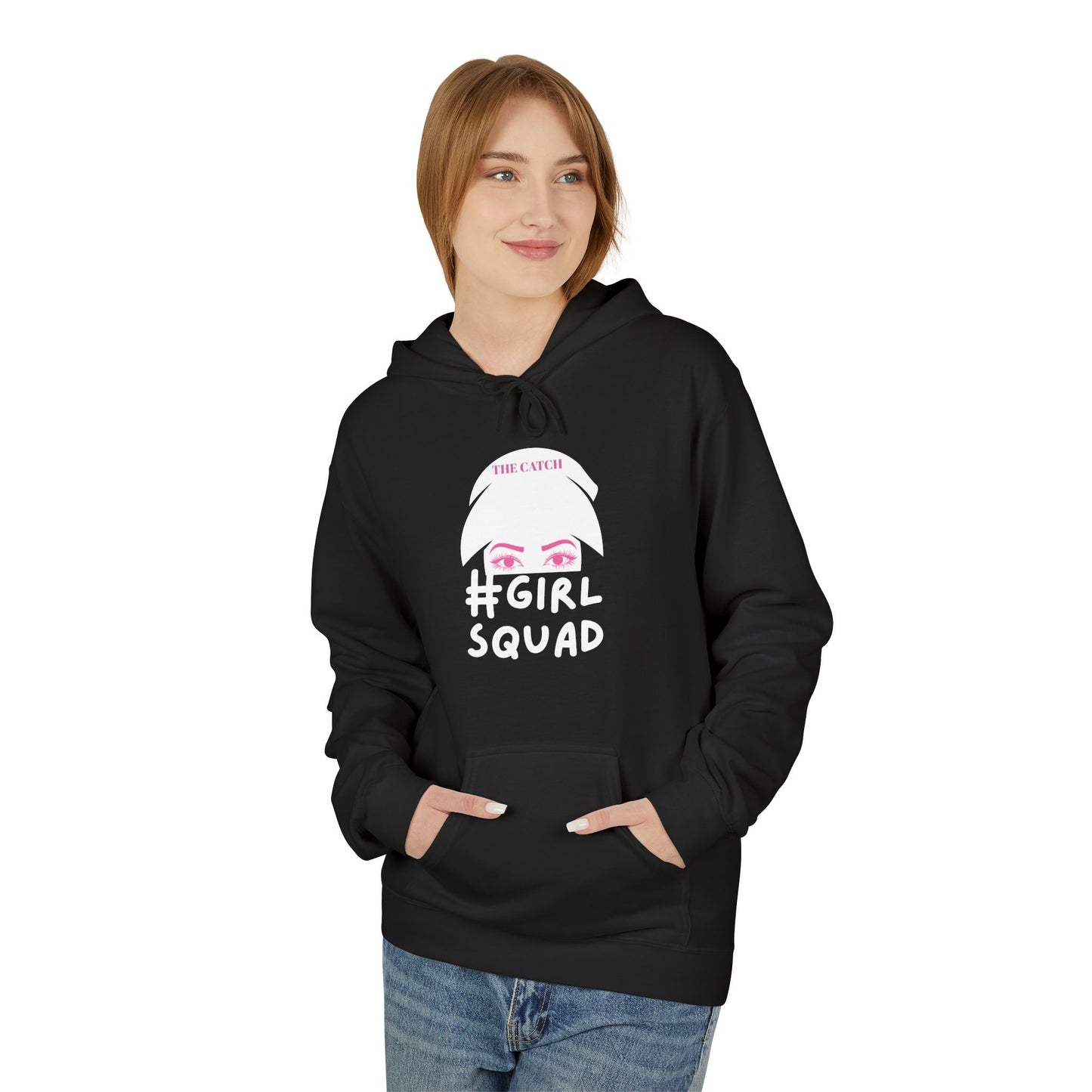 #GirlSquad Softstyle Fleece Hoodie – Perfect for Friends' Gatherings & Cozy Days
