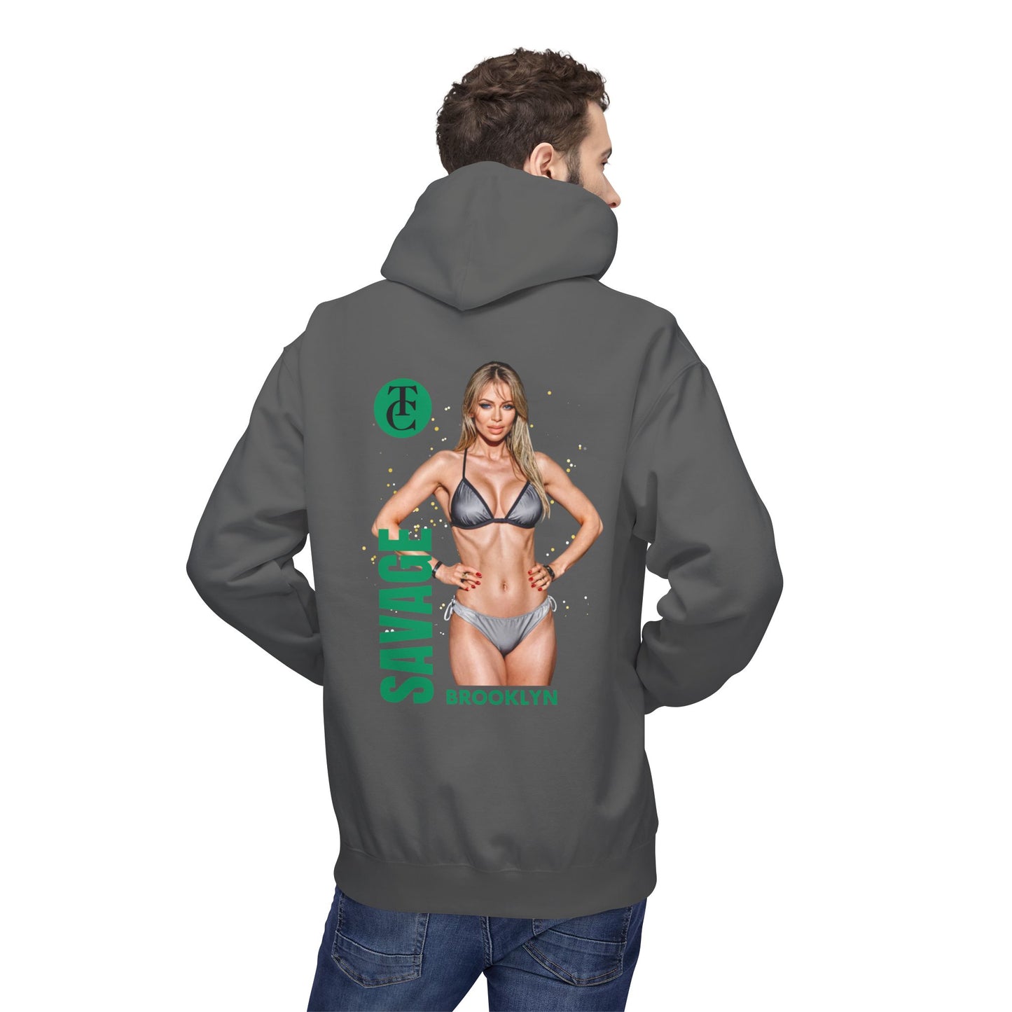 Savage Brooklyn Midweight Fleece Hoodie - Casual Streetwear Fashion