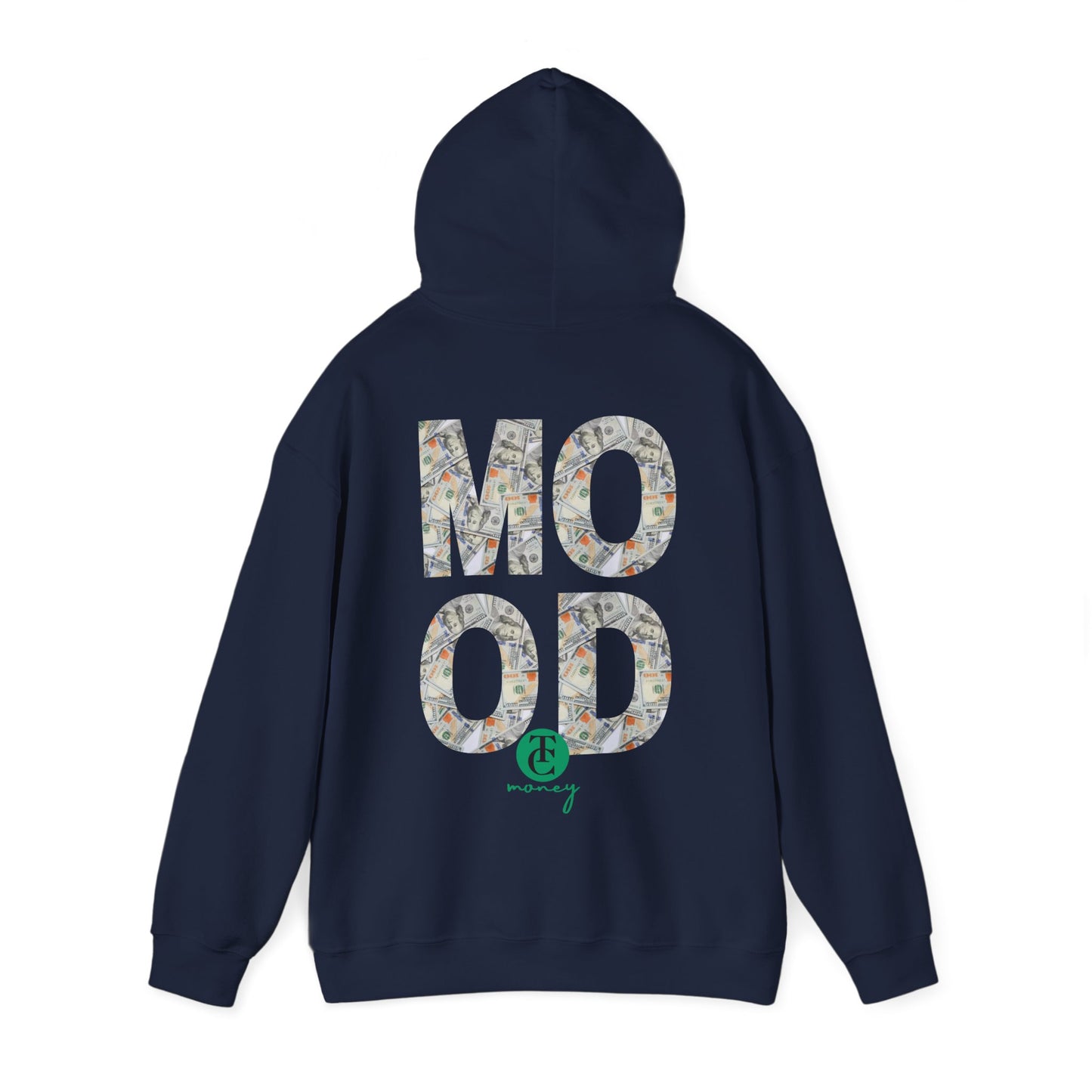 Trendy Hooded Sweatshirt - 'MOOD' Graphic, Comfortable Streetwear, Gift for Friends, Cozy Lounge Wear, Casual Outfit