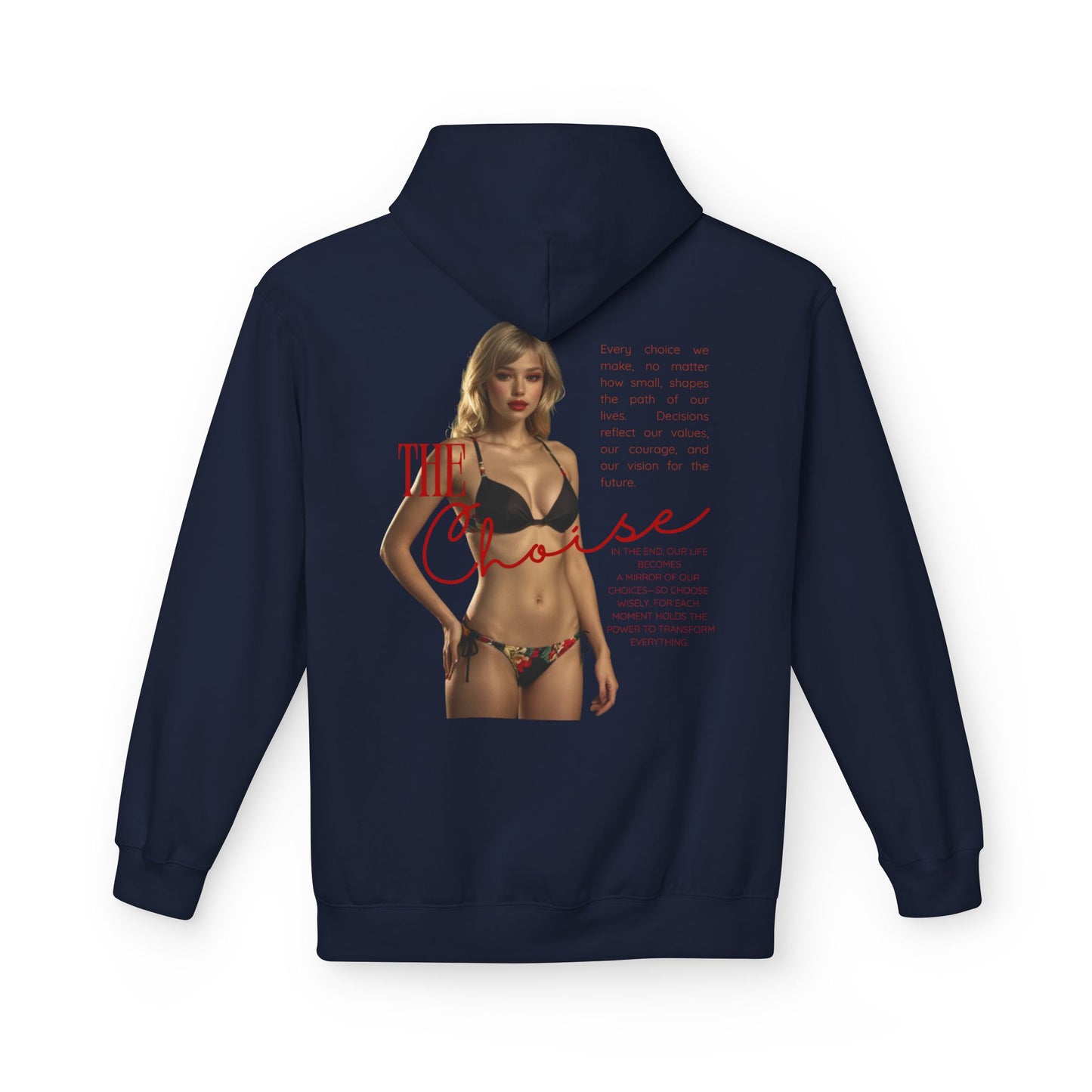 Stylish Fleece Hoodie with Unique Design, Cozy Streetwear, Gift for Him or Her, Casual Fashion, Perfect for Everyday Wear