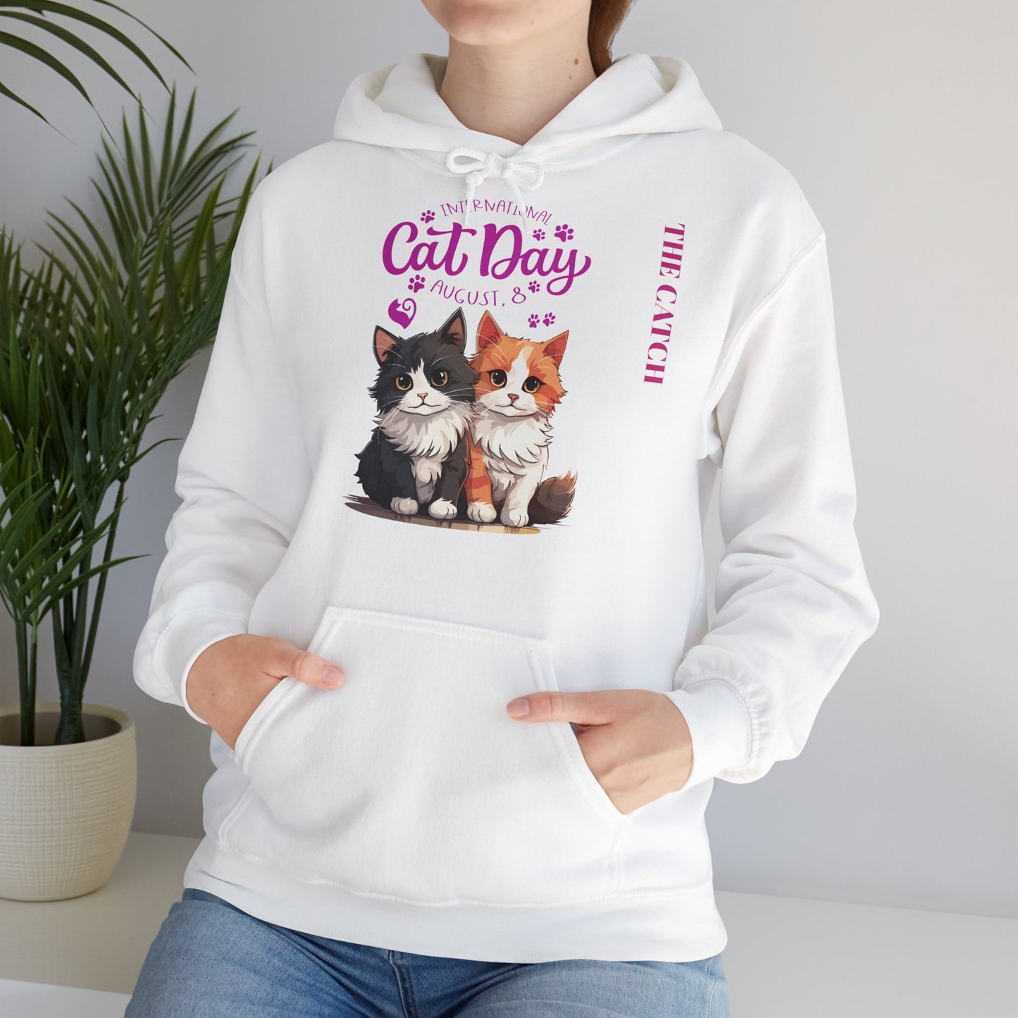 Cute Cat Day Hoodie - Celebrate Your Feline Friends!