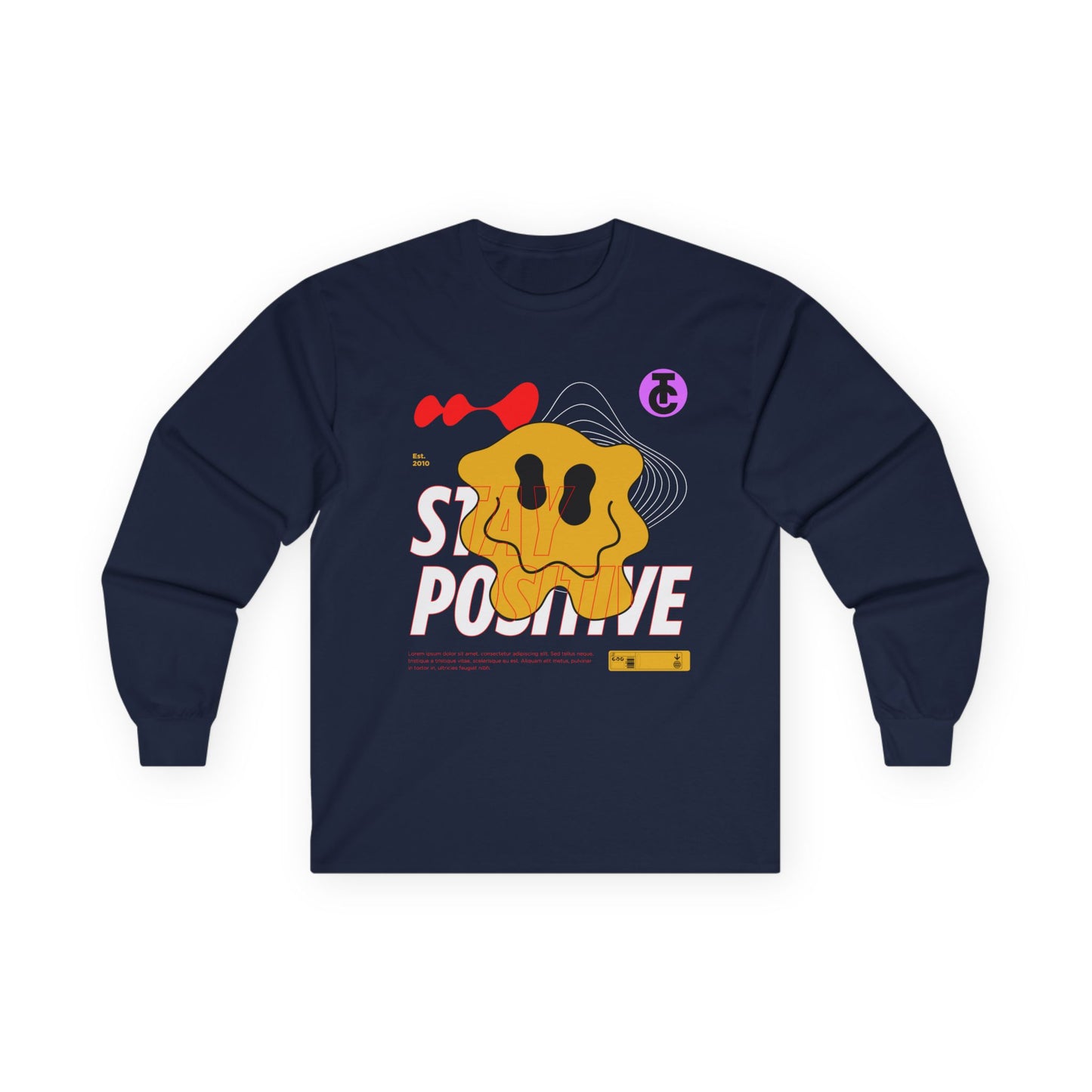Stay Positive Long Sleeve Tee - Casual Comfort for Everyone - THE CATCH