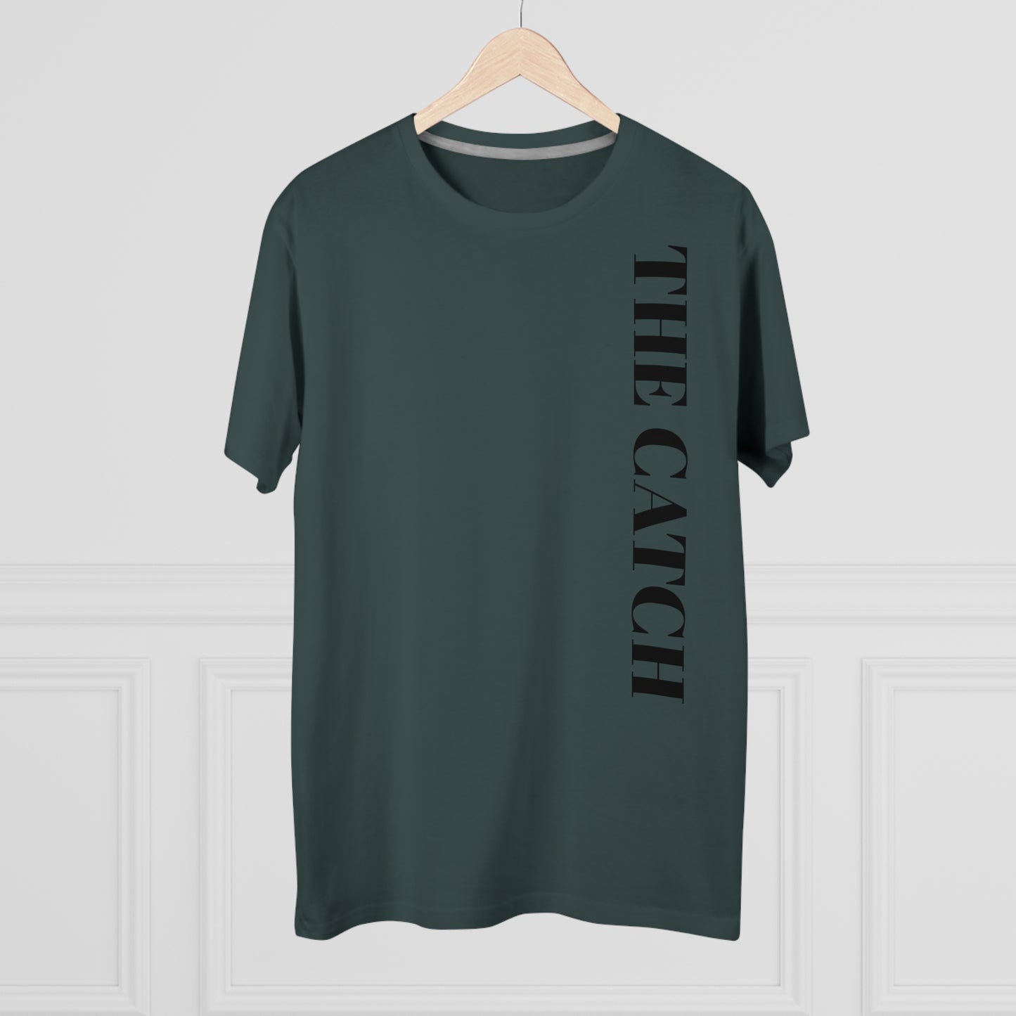 Men's Modern-fit Tee - 'The Catch' Graphic Tee with 'Reincarnation' Design