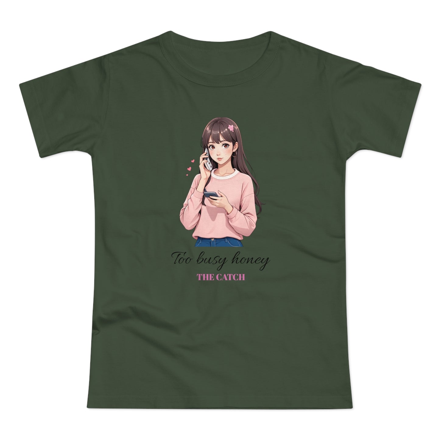 Too Busy Honey Graphic T-Shirt for Women - Cute Casual Top - THE CATCH