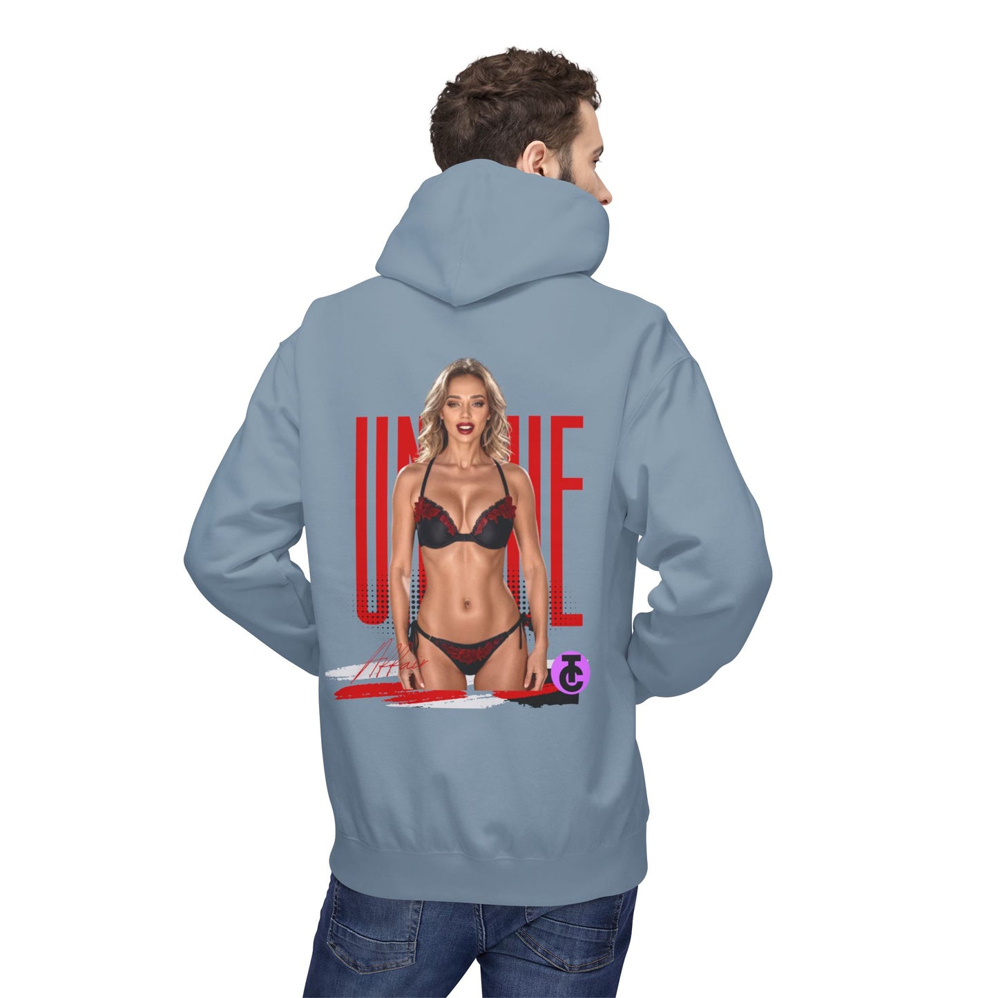Unique Softstyle Fleece Hoodie - Trendy Graphic Sweatshirt