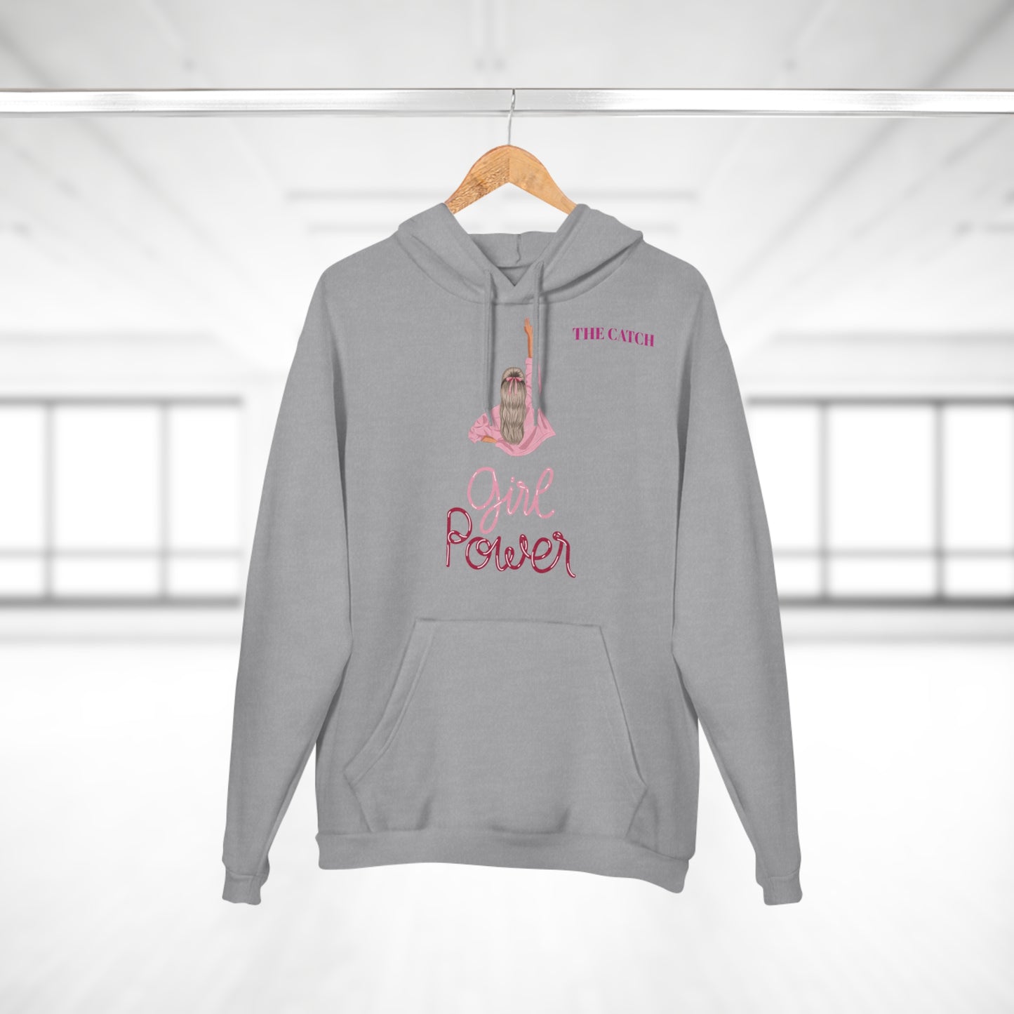 Girl Power Pullover Hoodie - Celebrating Strength & Empowerment