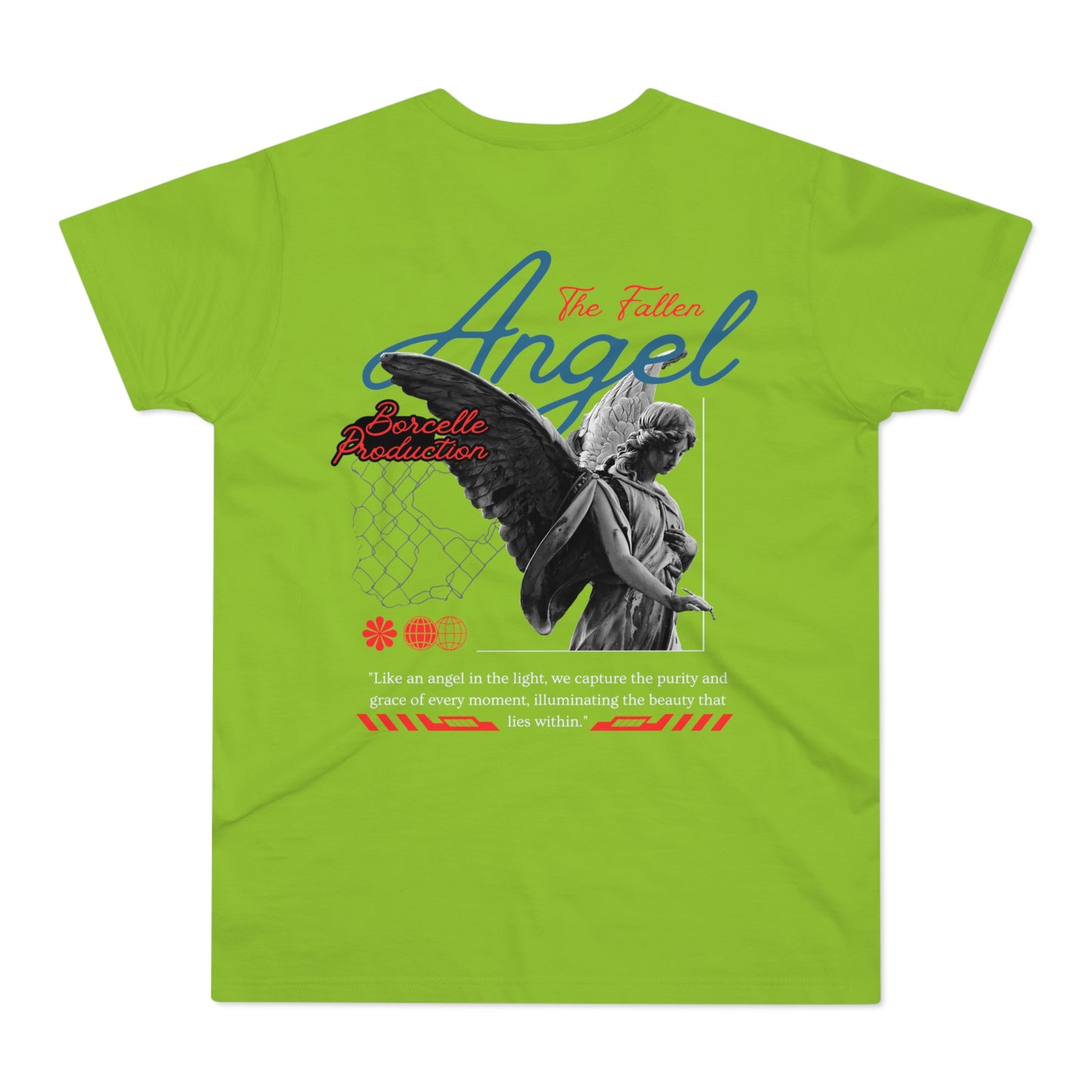 Men's Graphic T-Shirt - 'The Catch' Fallen Angel Design