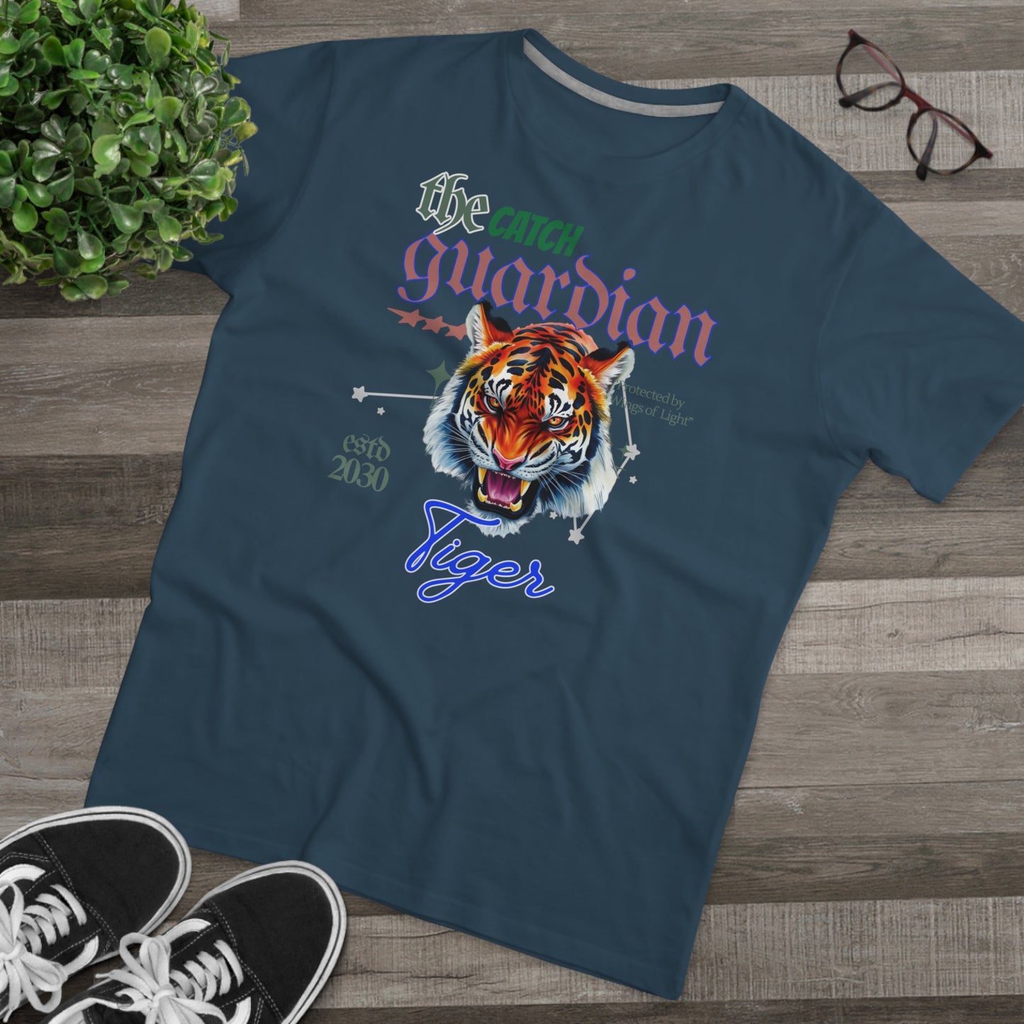 Men's Modern-fit Tiger Graphic Tee - The Catch Guardian 2030