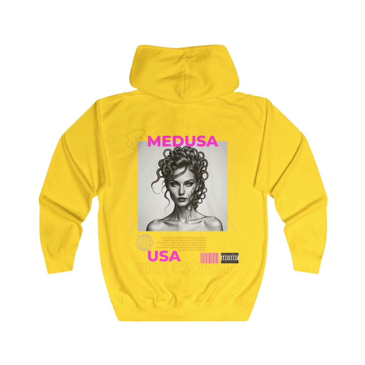 Medusa Graphic Full Zip Hoodie - The Catch - THE CATCH
