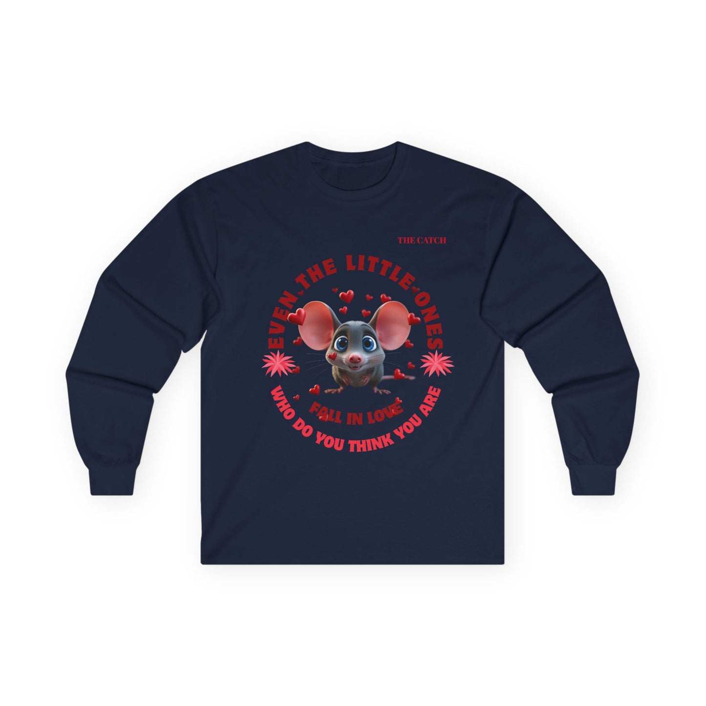 Cute Mouse Love Long Sleeve Tee - Perfect Gift for Animal Lovers
