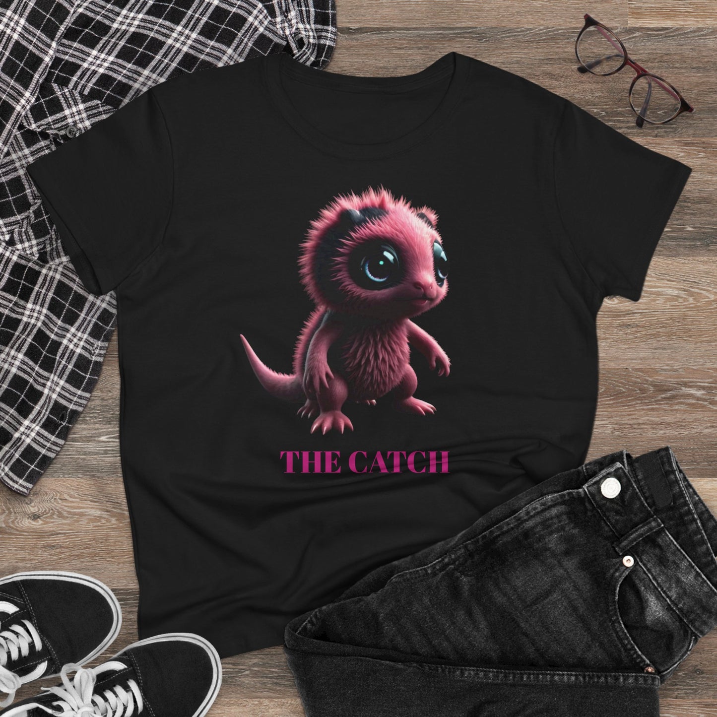 Women's Midweight Cotton Tee - THE CATCH