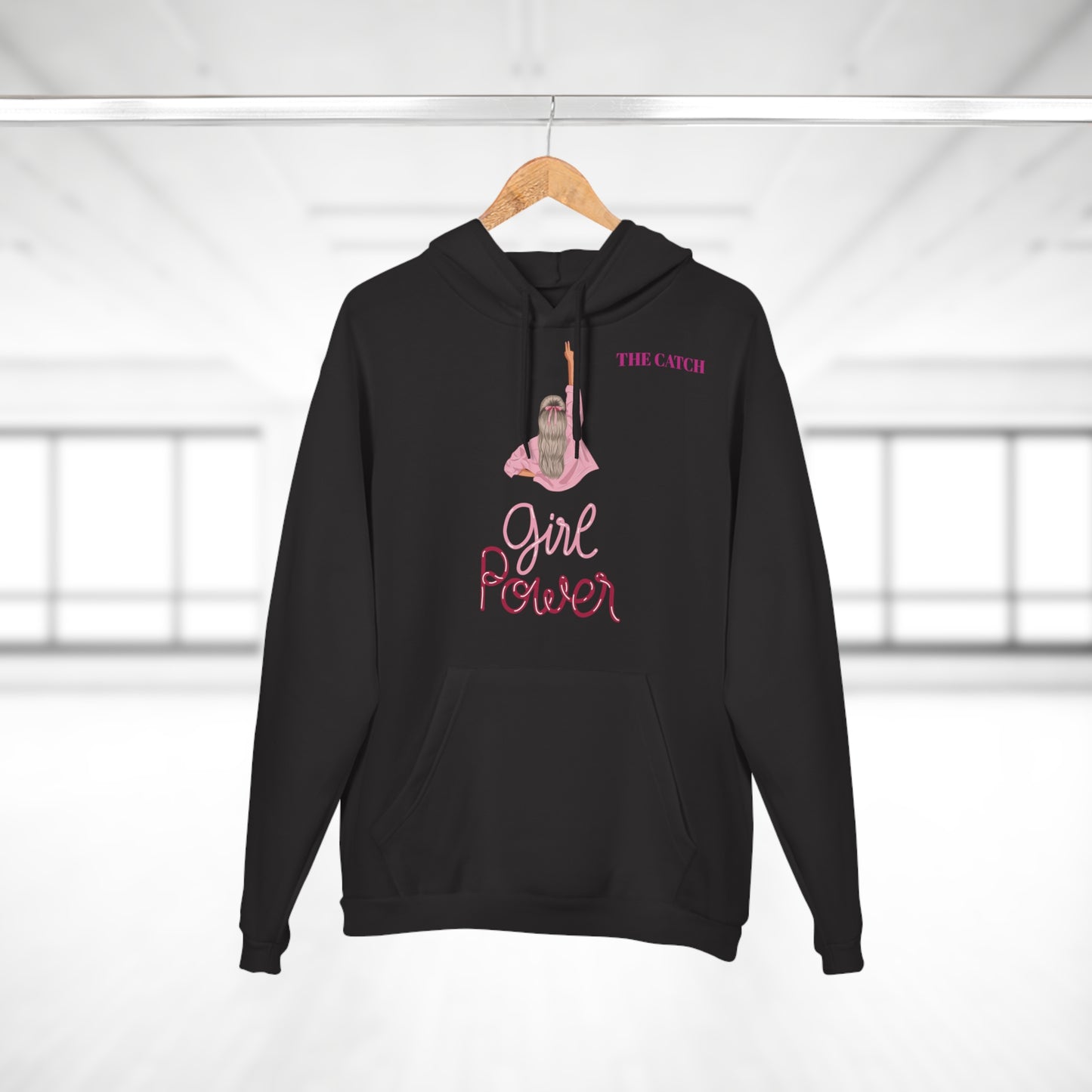 Girl Power Pullover Hoodie - Celebrating Strength & Empowerment