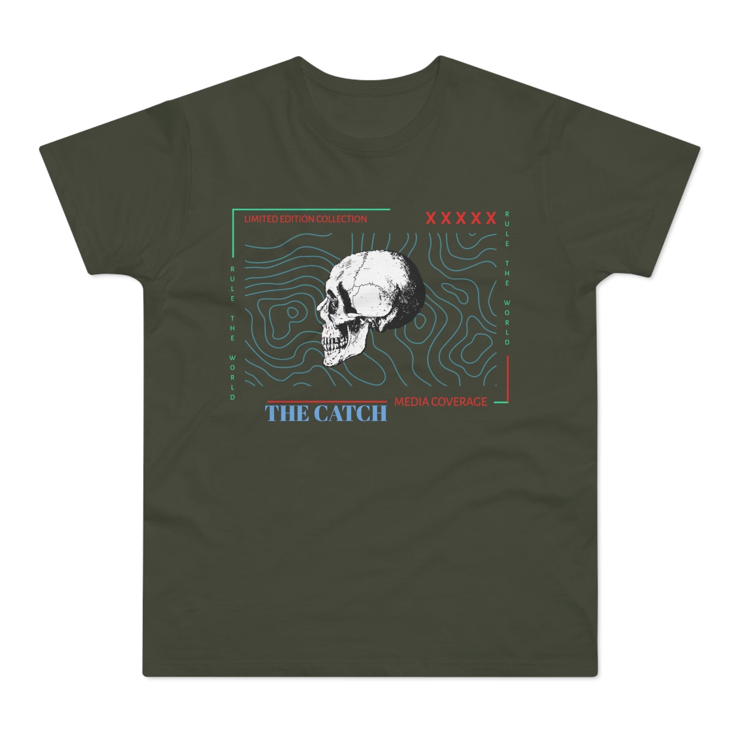 Limited Edition Skull Graphic Men's T-Shirt - The Catch Media Coverage