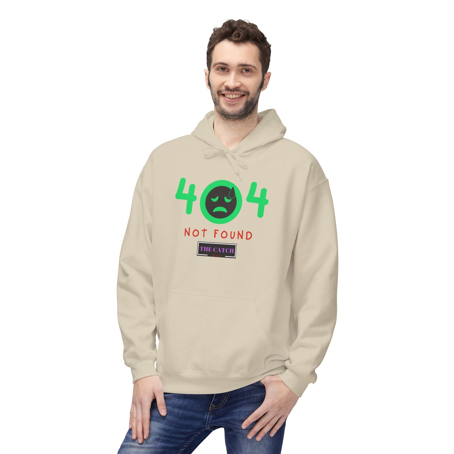 404 Not Found Softstyle Fleece Hoodie - THE CATCH