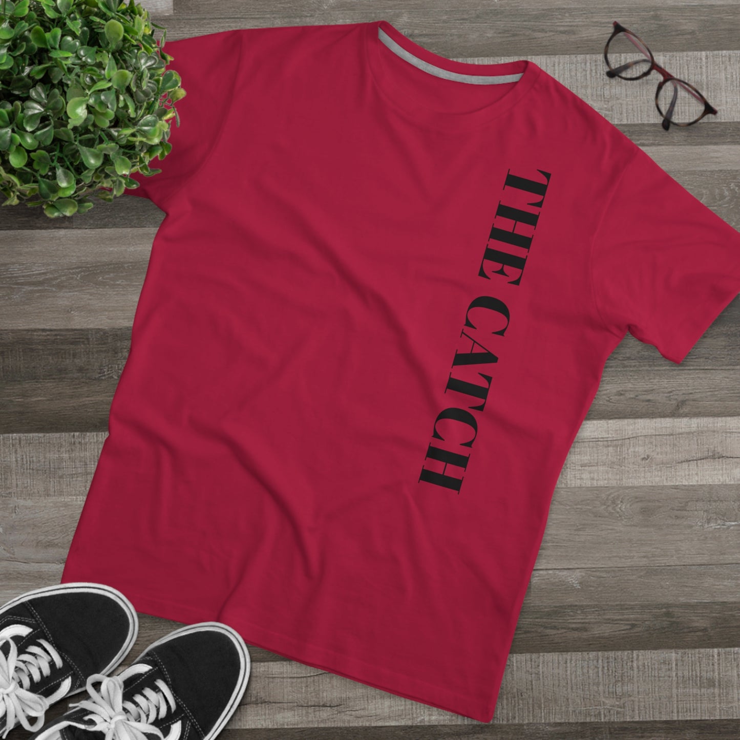Men's Modern-Fit Tee - 'The Catch' Statement Shirt