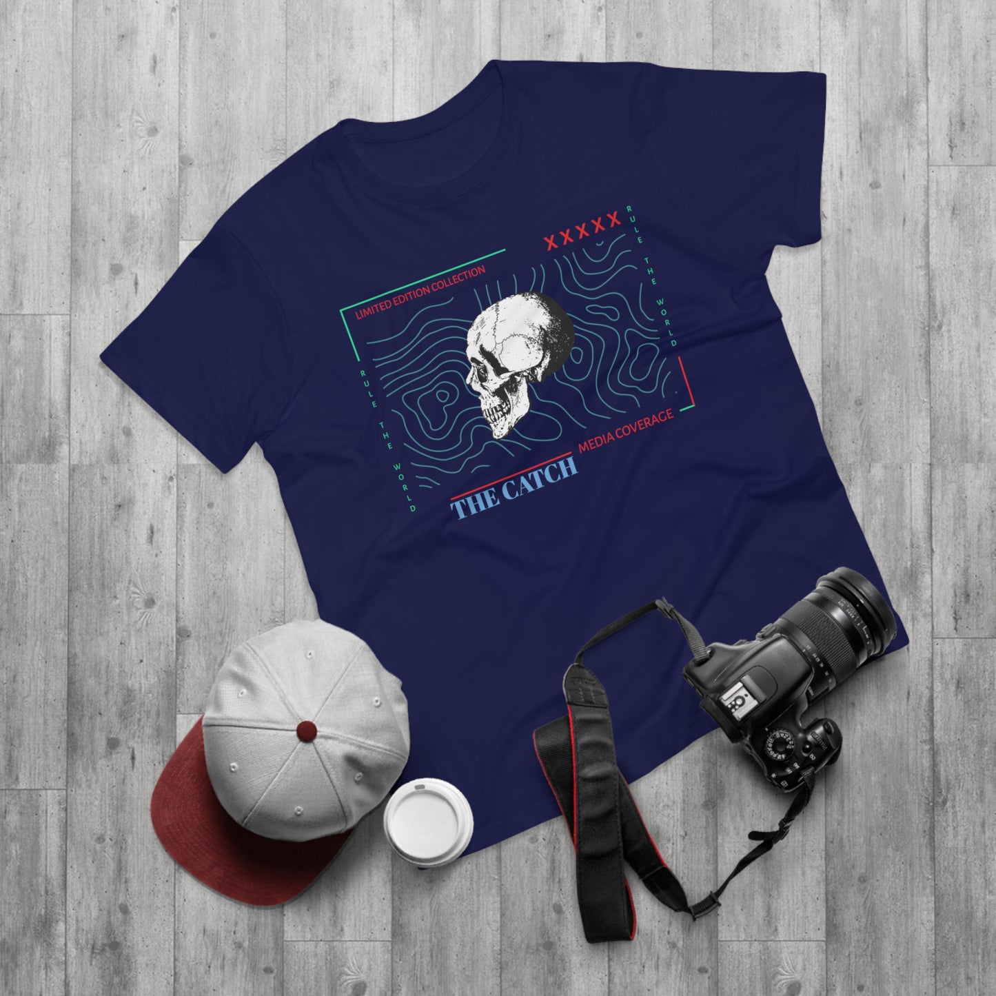 Limited Edition Skull Graphic Men's T-Shirt - The Catch Media Coverage