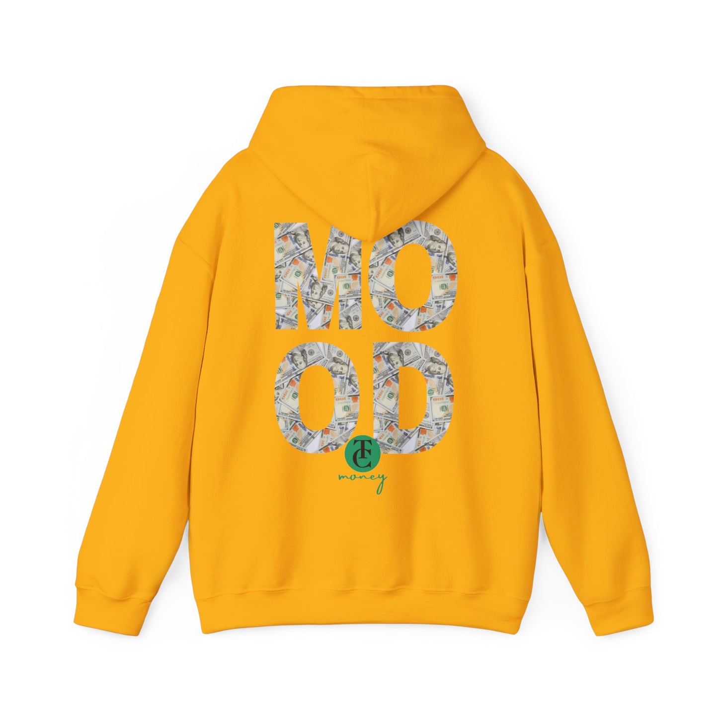 Trendy Hooded Sweatshirt - 'MOOD' Graphic, Comfortable Streetwear, Gift for Friends, Cozy Lounge Wear, Casual Outfit