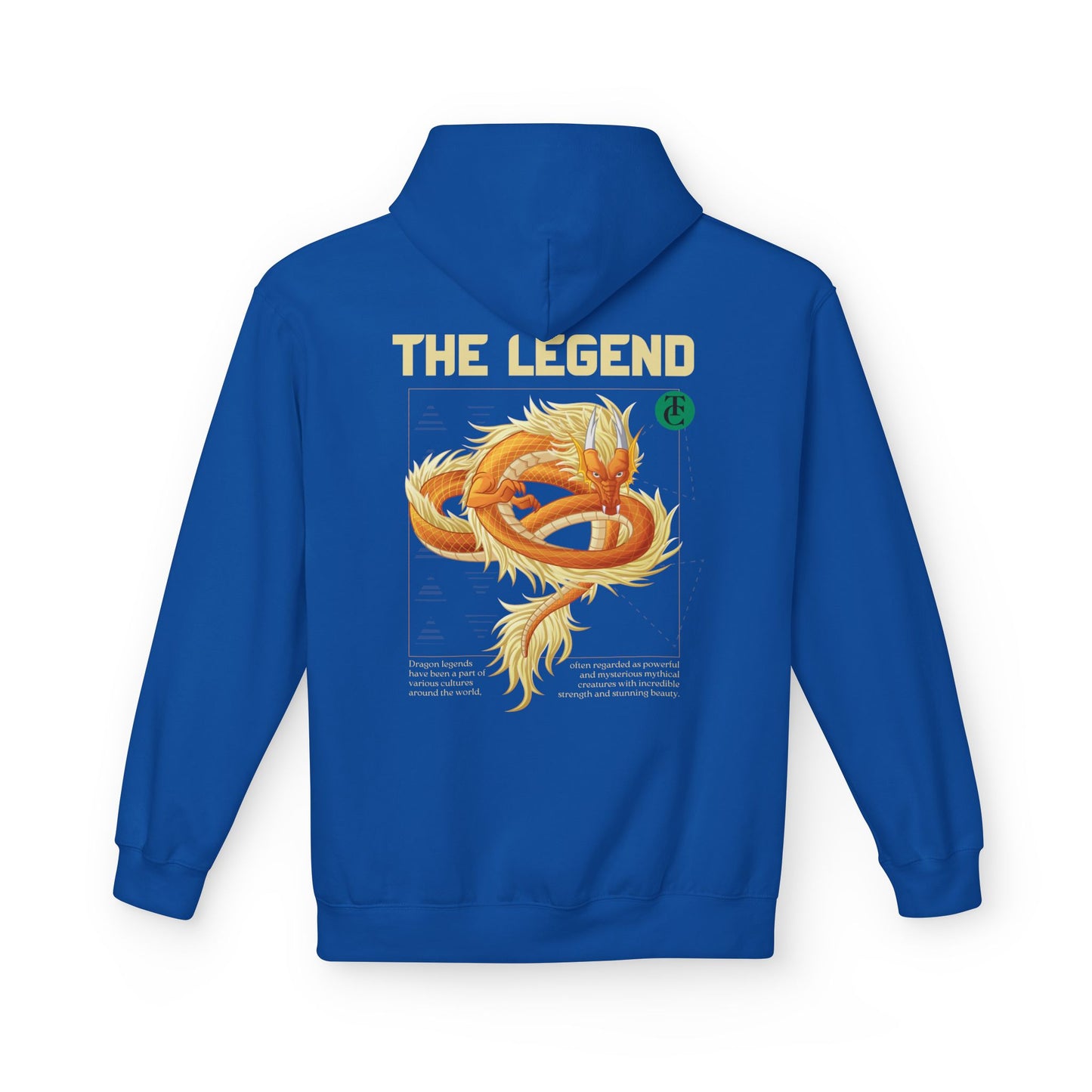 The Legend Dragon Hoodie - Midweight Softstyle Fleece