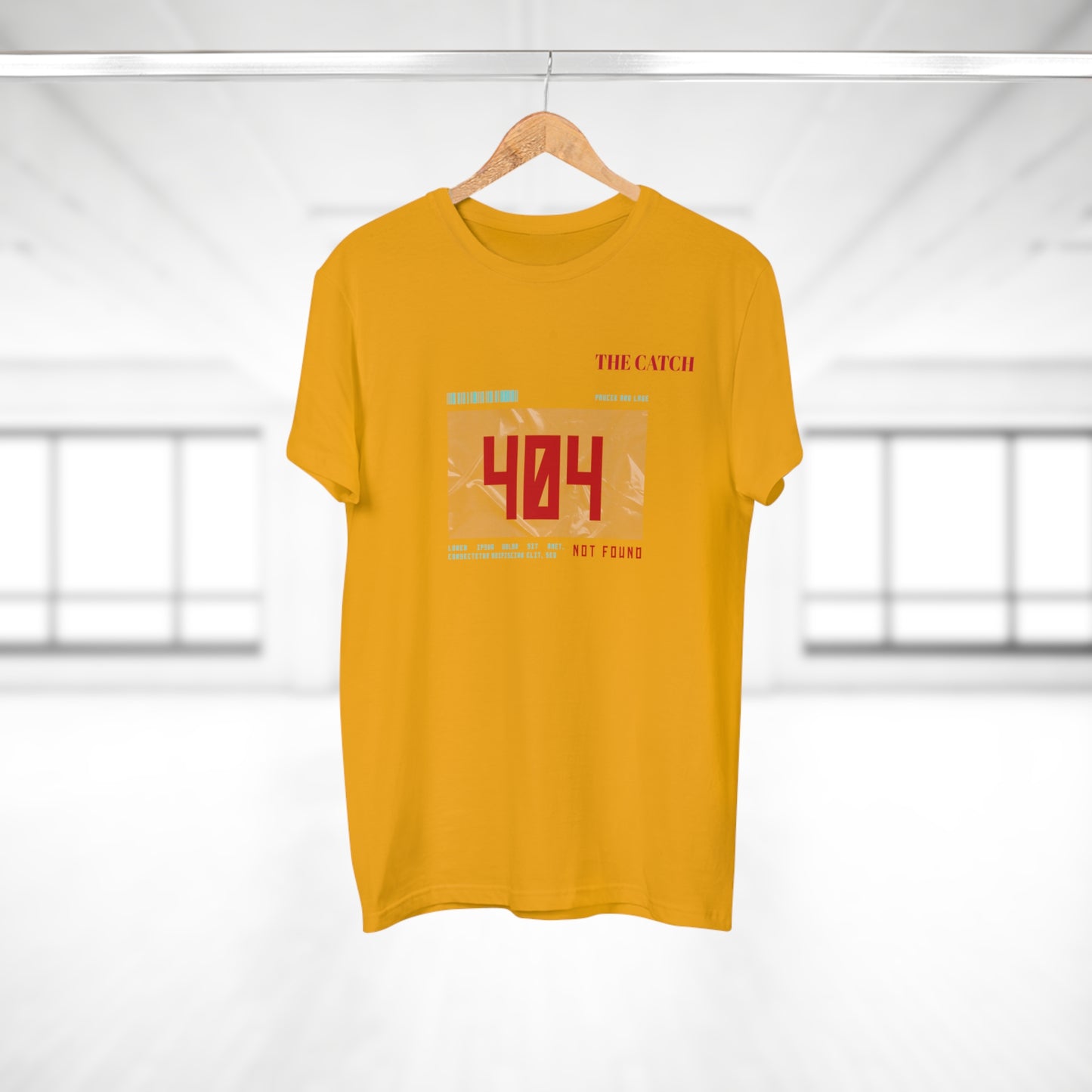 404 Not Found Graphic T-Shirt for Men - Casual Retro Tee