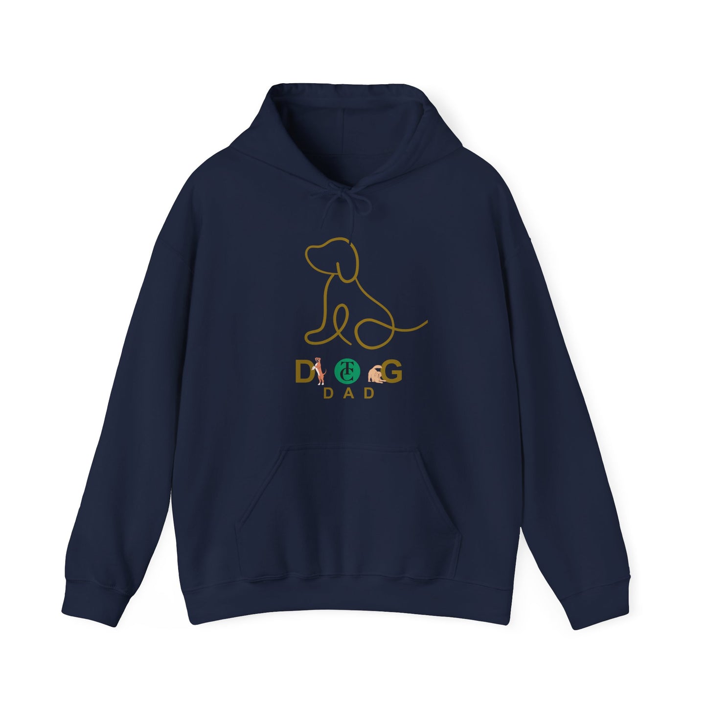 Dog Dad Hoodie - Cozy Gift for Pet Lovers, Casual Wear, Dog Enthusiast Apparel, Father's Day, Birthday Gift - THE CATCH