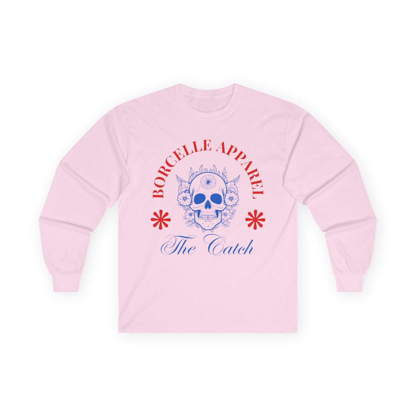 Borcelle Apparel Long Sleeve Tee - The Catch Skull Design - THE CATCH