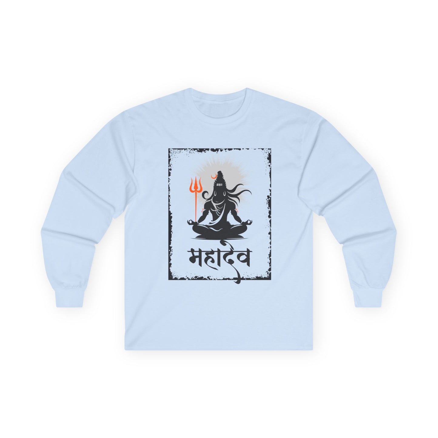 Spiritual Shiva Long Sleeve Tee - Cotton Shirt for Celebrations - THE CATCH