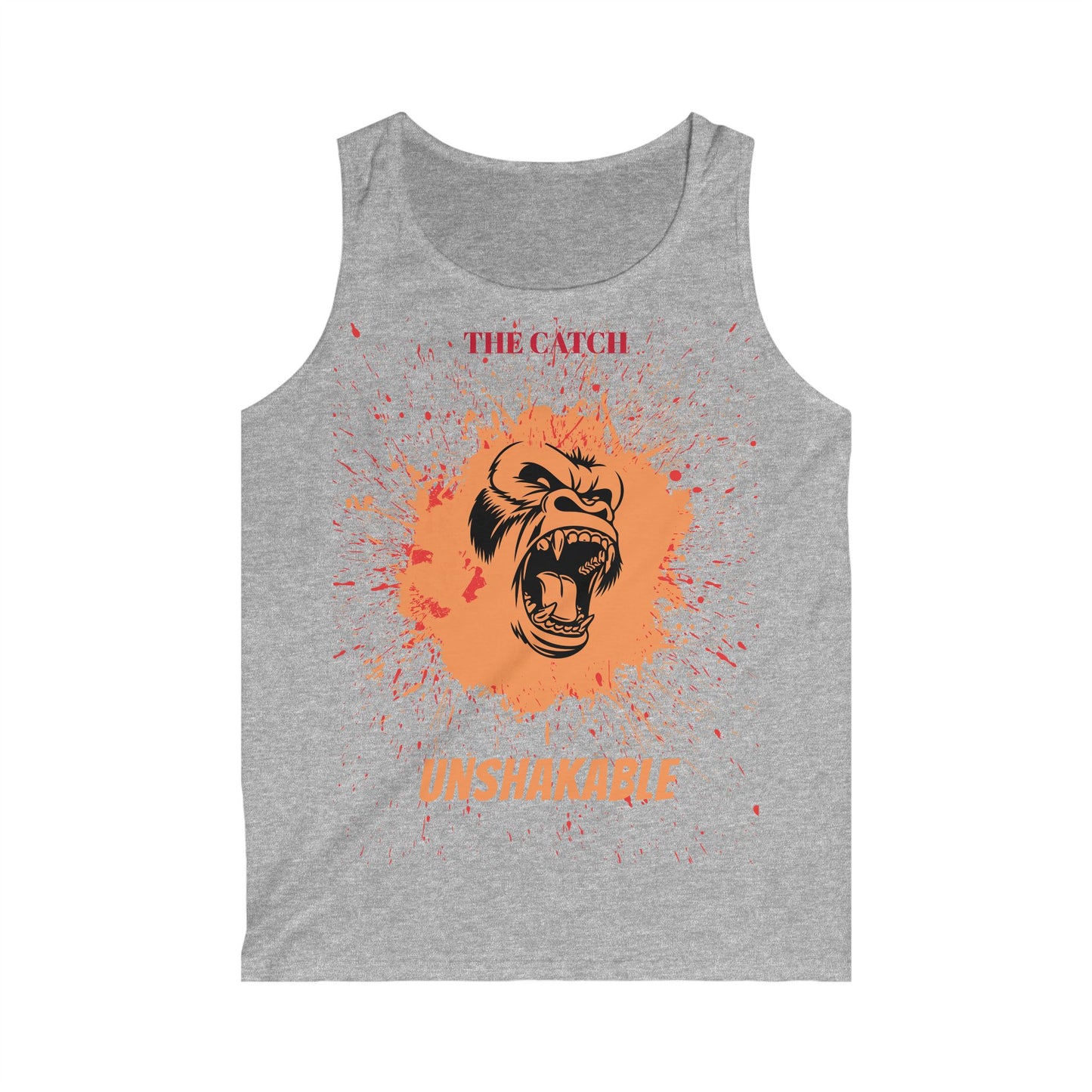 Men's Softstyle Tank Top - Unshakable Gorilla Graphic Tee