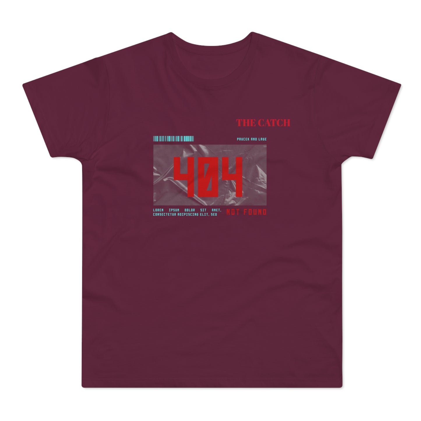 404 Not Found Graphic T-Shirt for Men - Casual Retro Tee