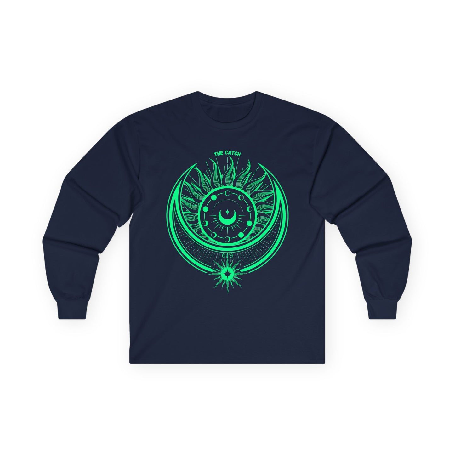 Sun & Moon Long Sleeve Tee - The Catch - Cotton Top - THE CATCH