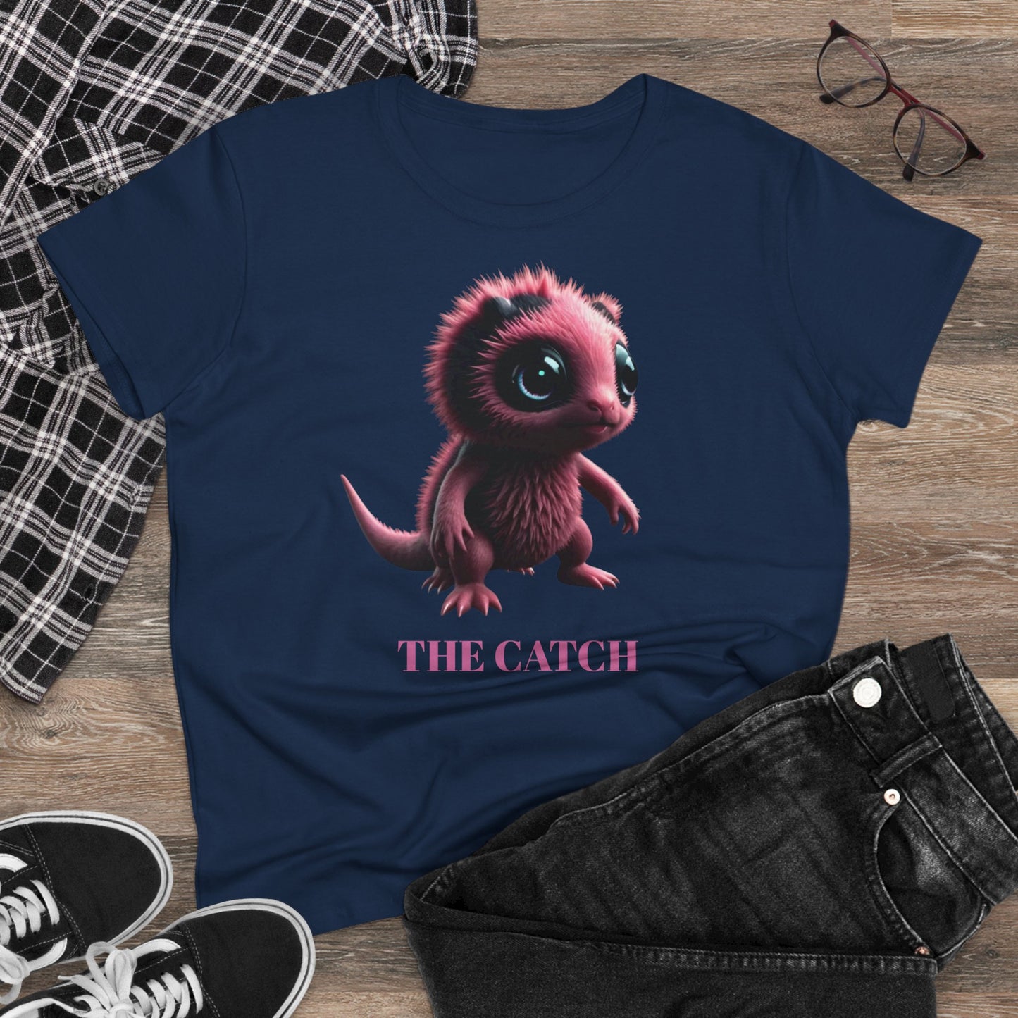 Women's Midweight Cotton Tee - THE CATCH