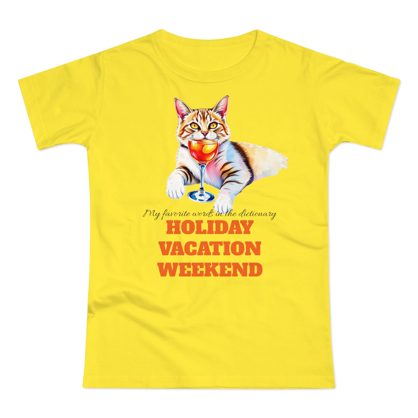 Cat Lover's Holiday Vacation T-Shirt