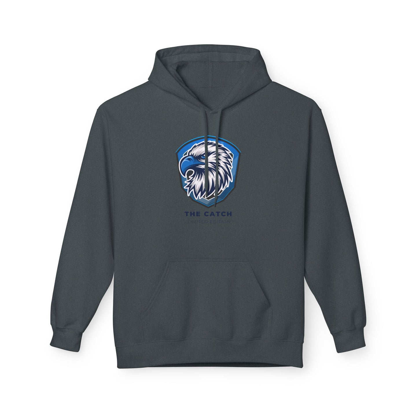 Eagle Graphic Fleece Hoodie - Warm, Stylish, Perfect for Outdoors, Gifts for Nature Lovers, Adventure Apparels, Casual Wear - THE CATCH