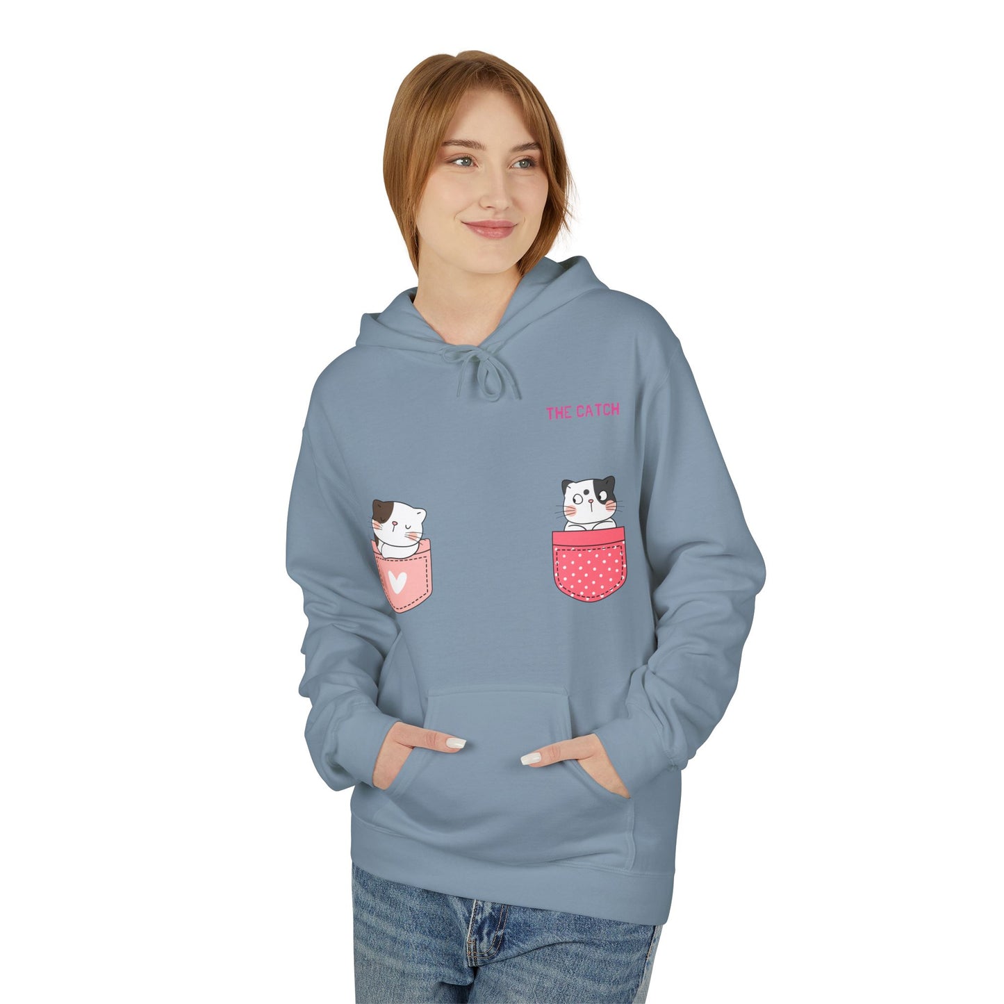 Cute Pets Pocket Fleece Hoodie - Softstyle Sweatshirt - THE CATCH